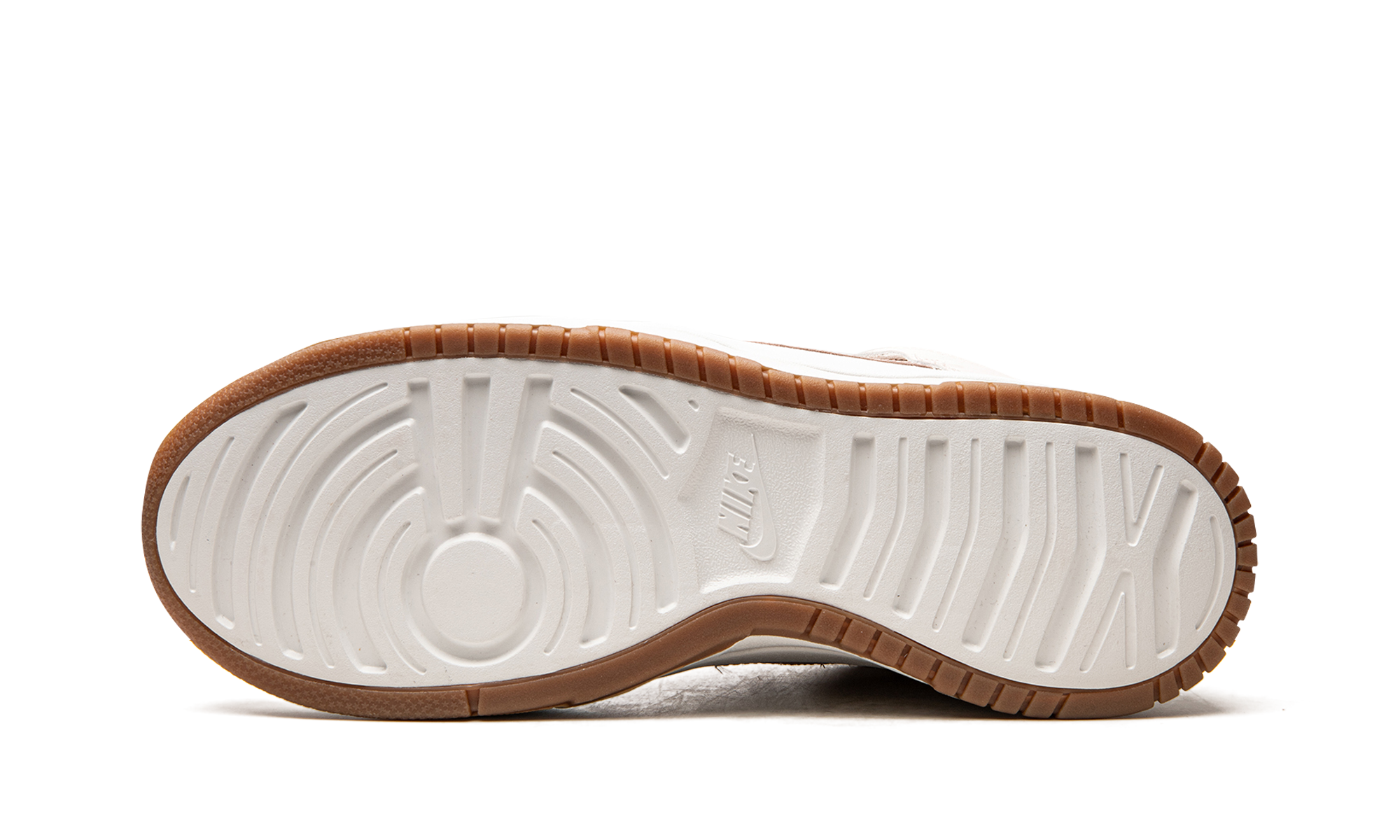 nike dunk high up sail light soft pink women s+DH3718-102+bottom view