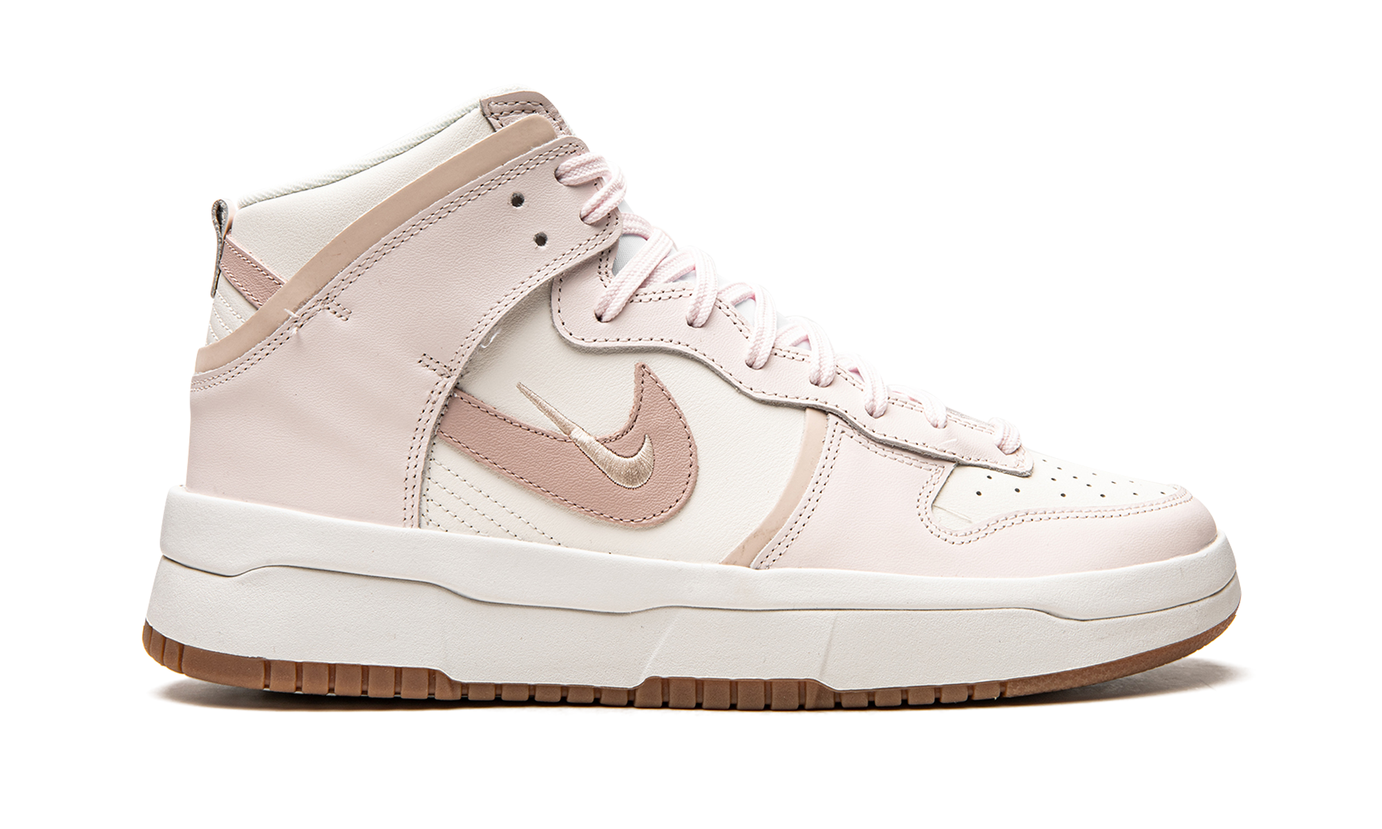 nike dunk high up sail light soft pink women s+DH3718-102+right view