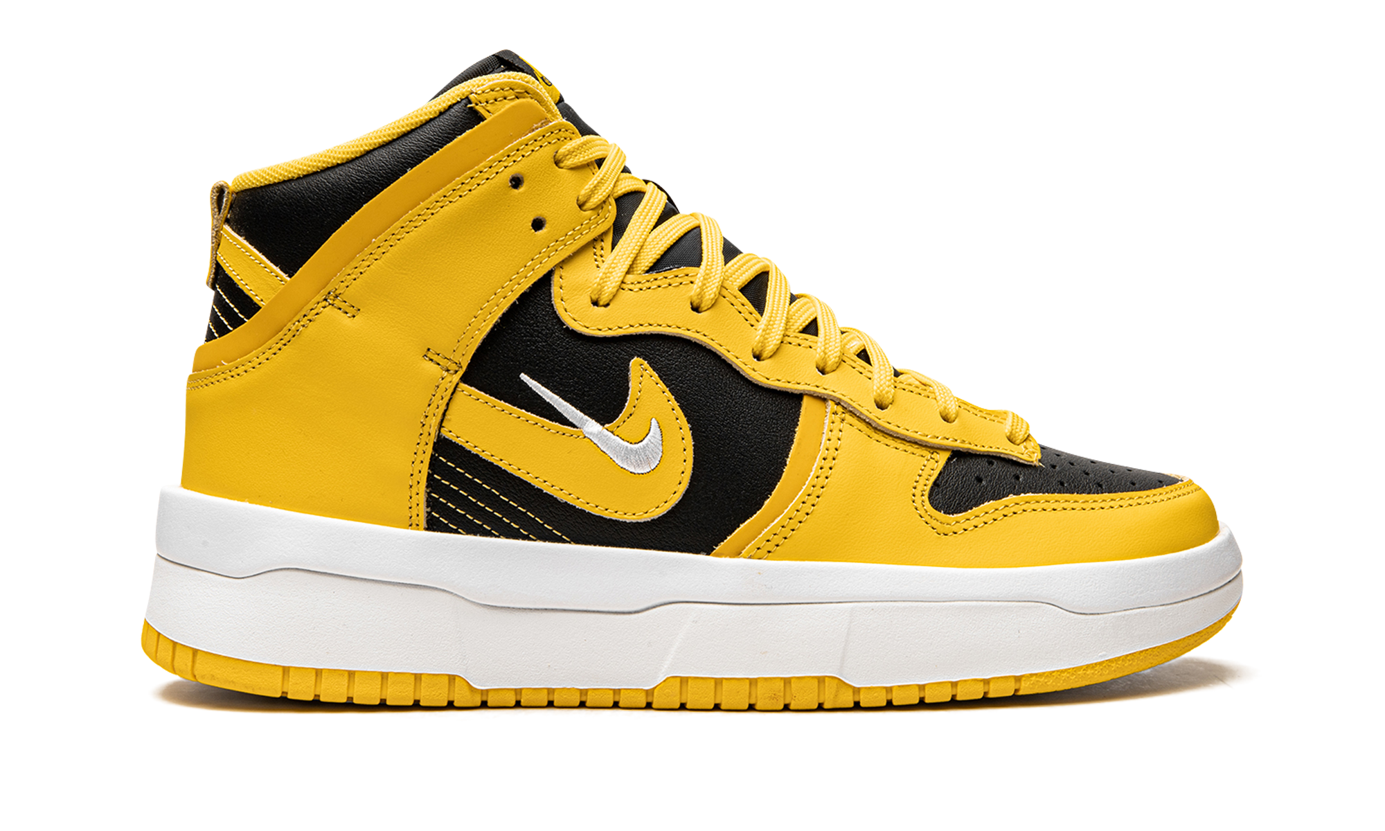nike dunk high up varsity maize women s+DH3718-001+right view