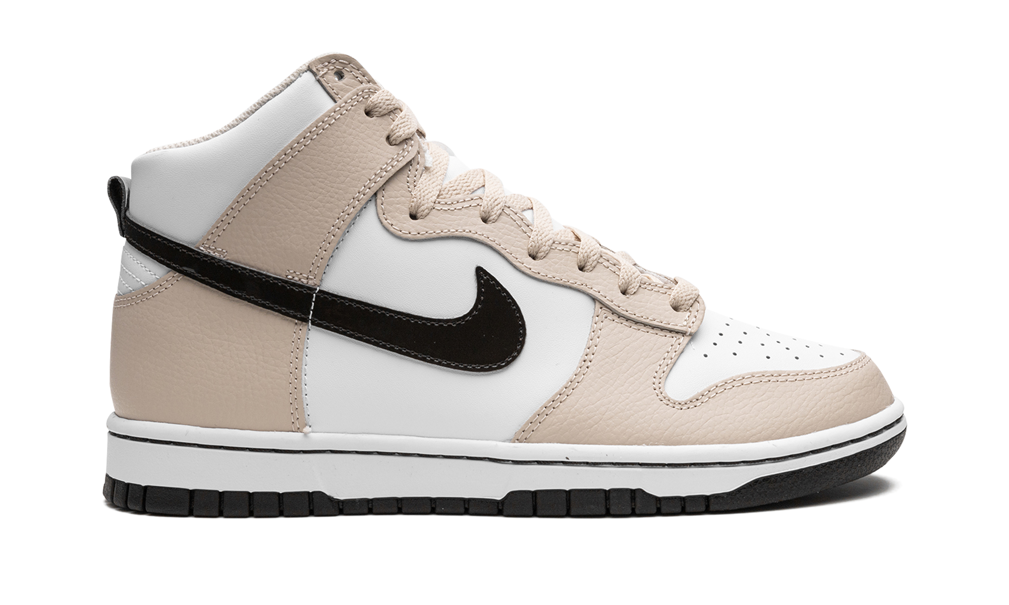 nike dunk high white sanddrift brown women s+FD9874-100+right view