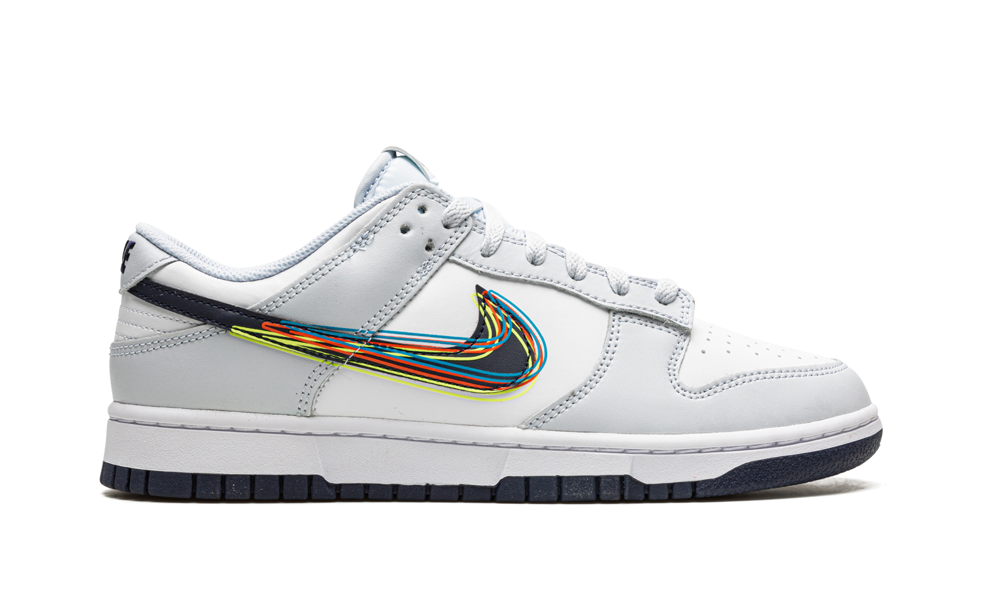 nike dunk low 3d swoosh+DV6482-100+right view