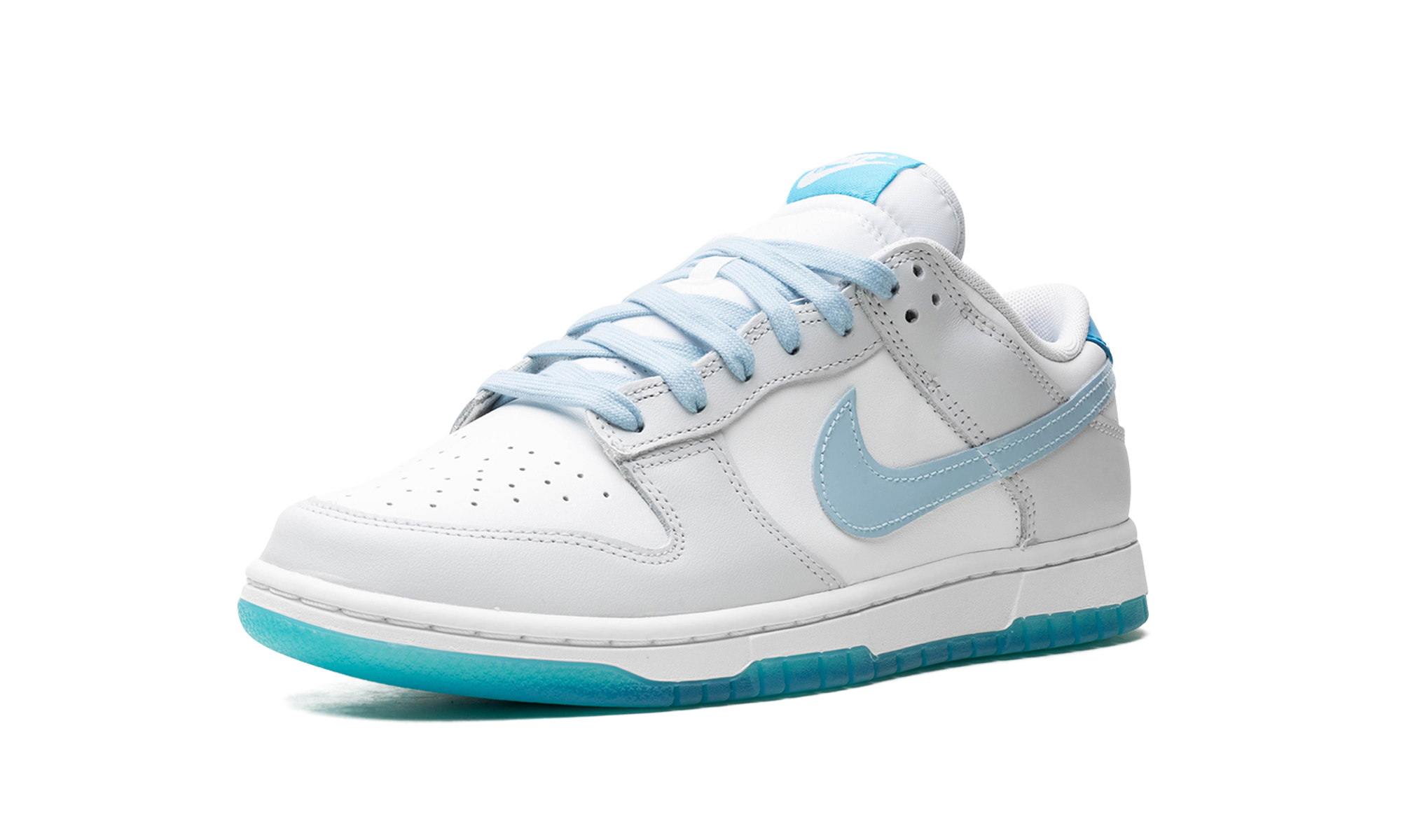 nike dunk low 520 pack ocean bliss+FN3433-141+left diagnol single view
