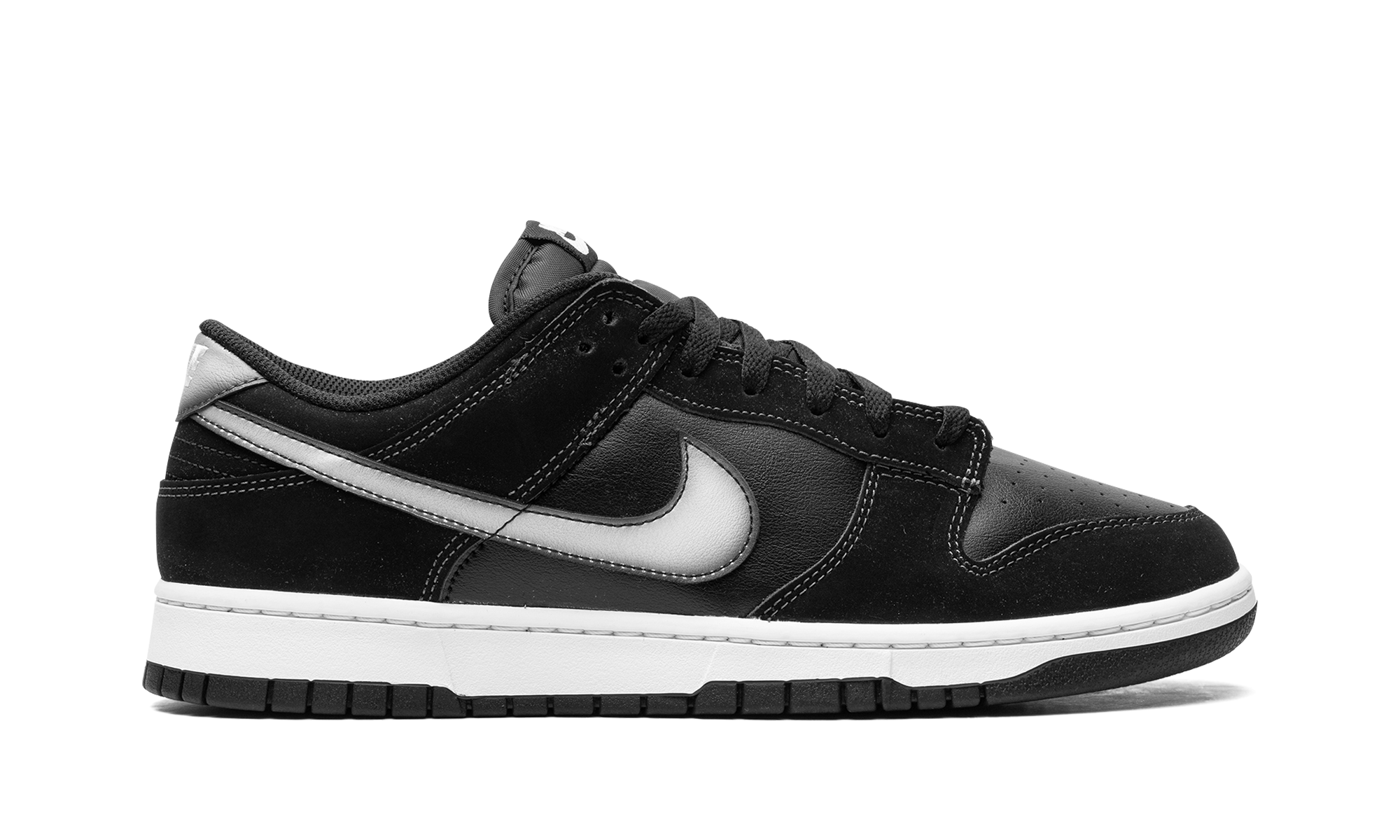 nike dunk low airbrush swoosh black+FD6923-001+right view