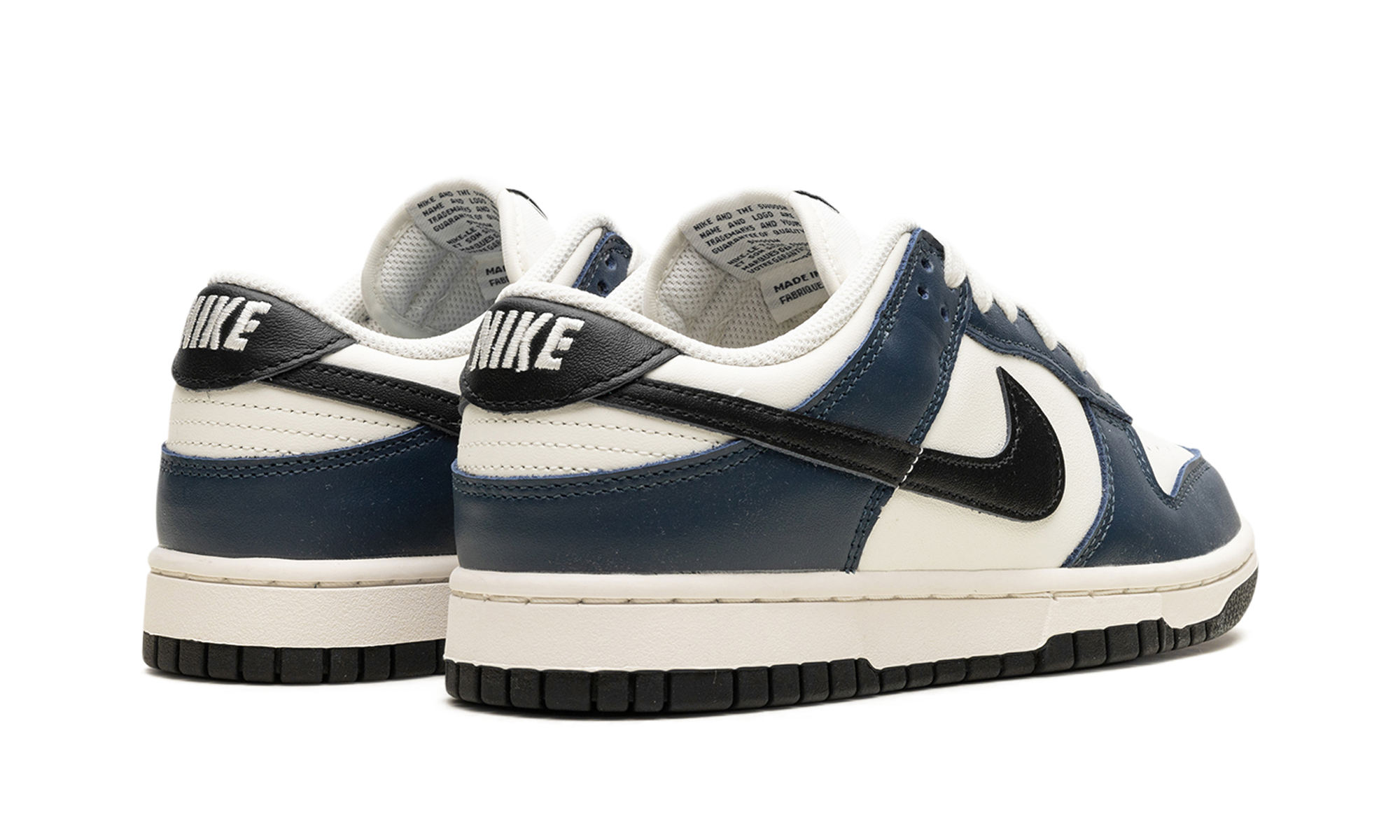 nike dunk low armory navy women s+HM6192-478+diagnol right behind view