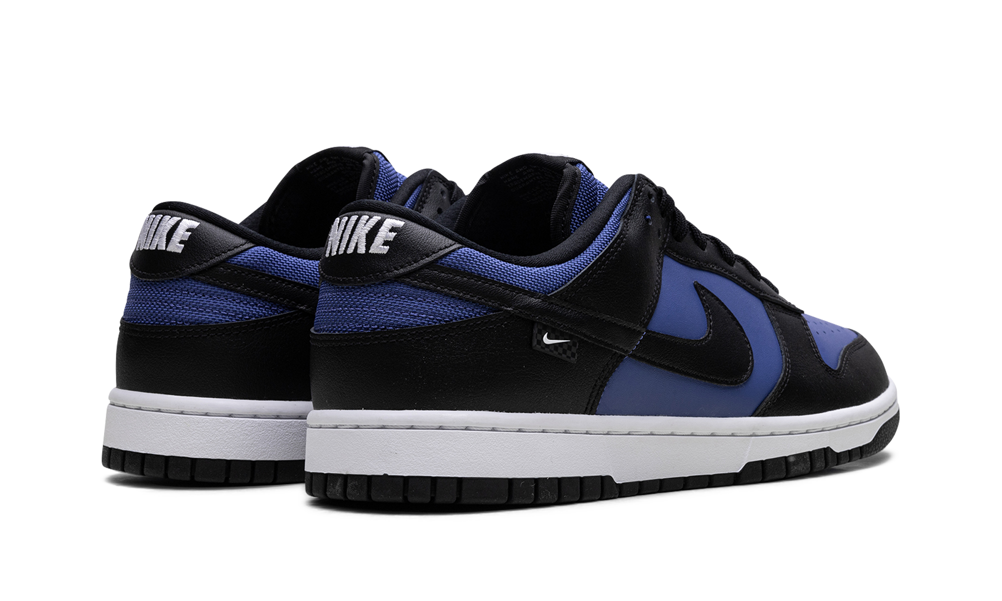nike dunk low astronomy blue+HM9606-400+diagnol right behind view