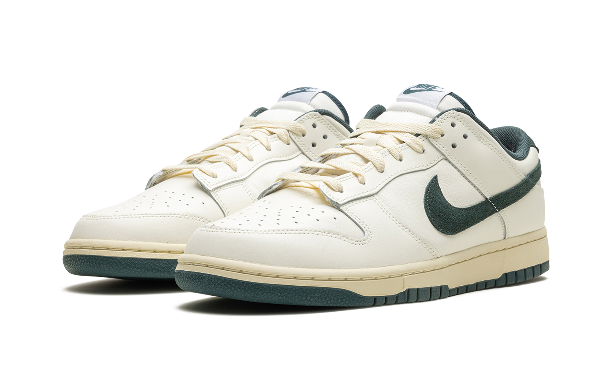 nike dunk low athletic department deep jungle+FQ8080-133+diagnol left view