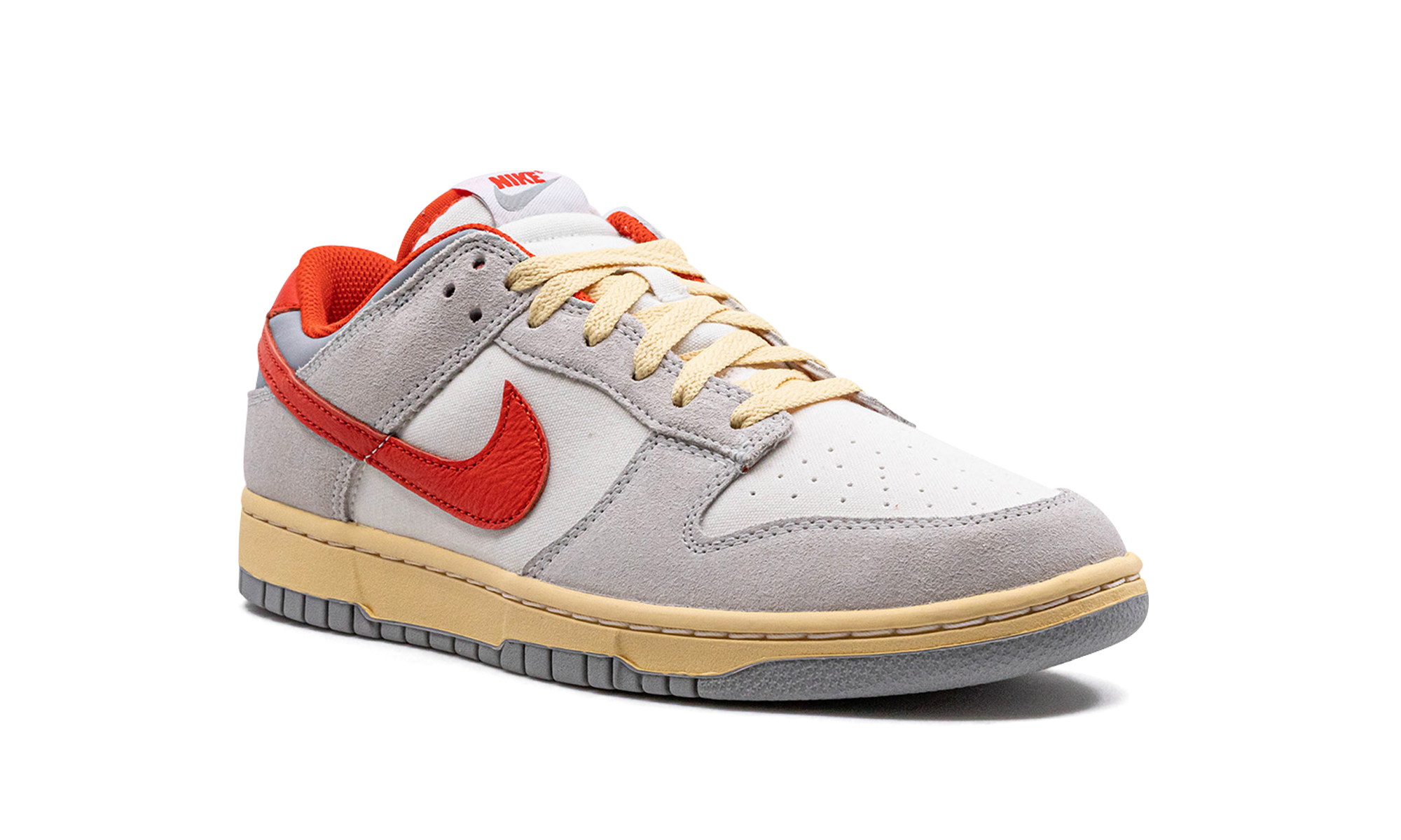 nike dunk low athletic department picante red+FJ5429-133+diagnol right view