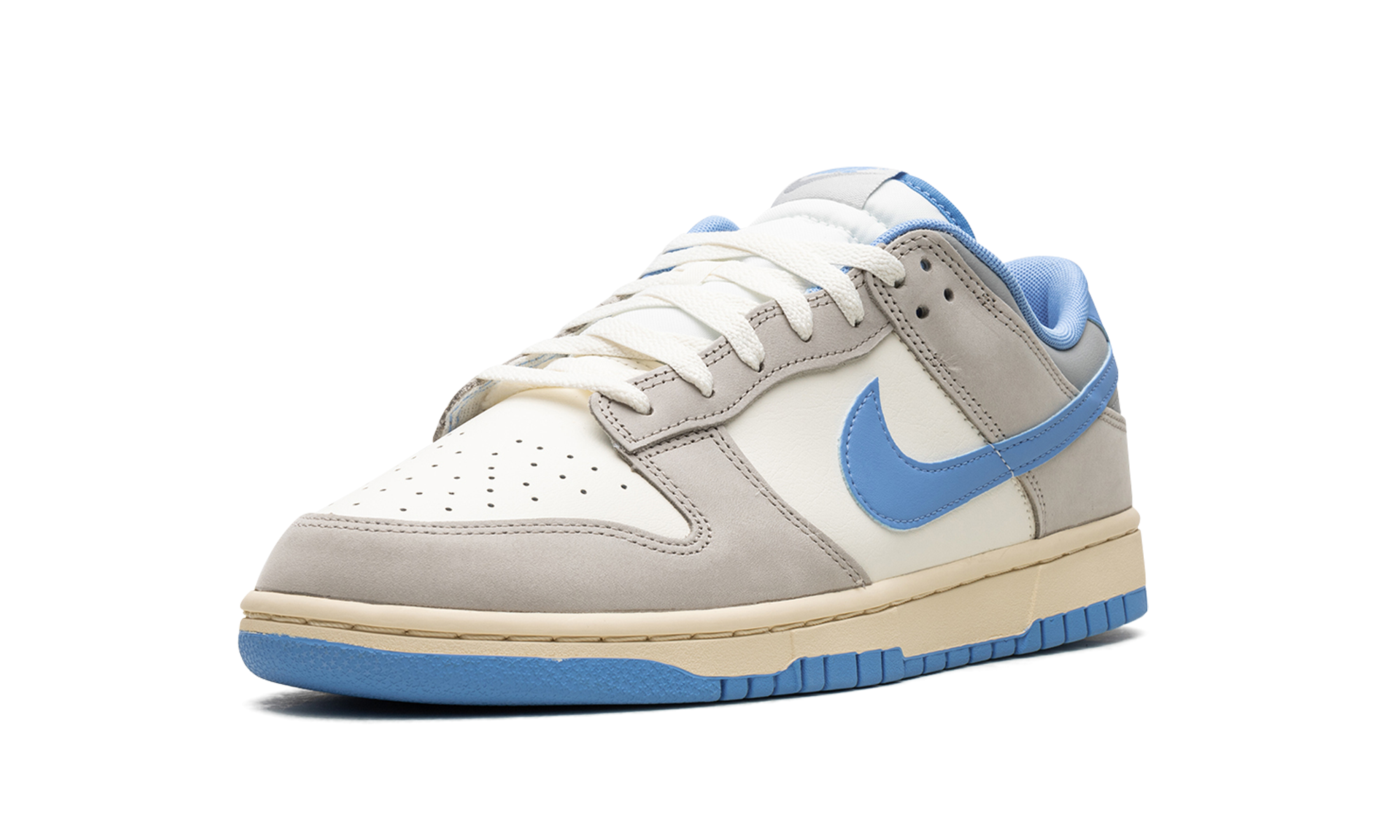 nike dunk low athletic department university blue+FN7488-133+left diagnol single view