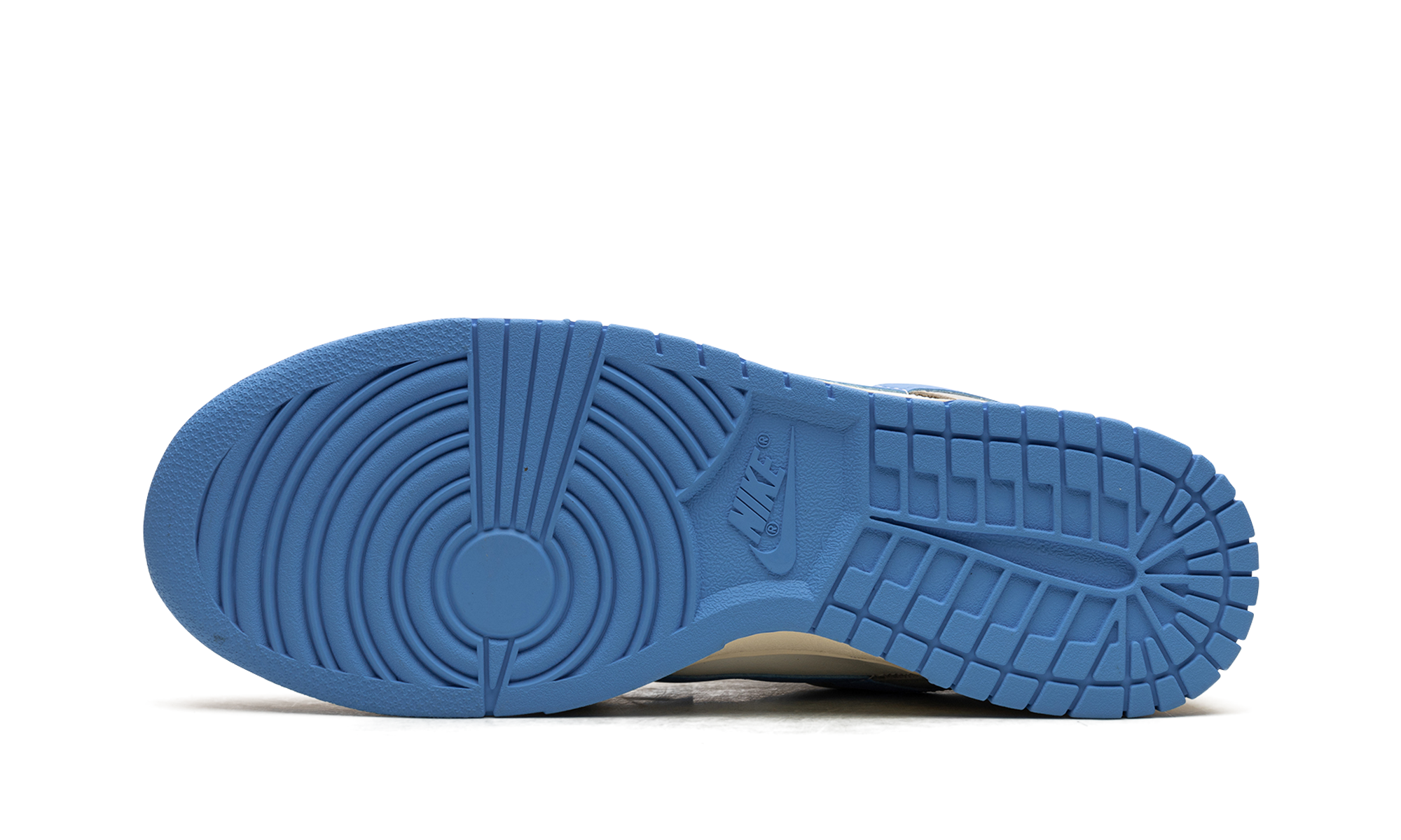 nike dunk low athletic department university blue+FN7488-133+bottom view