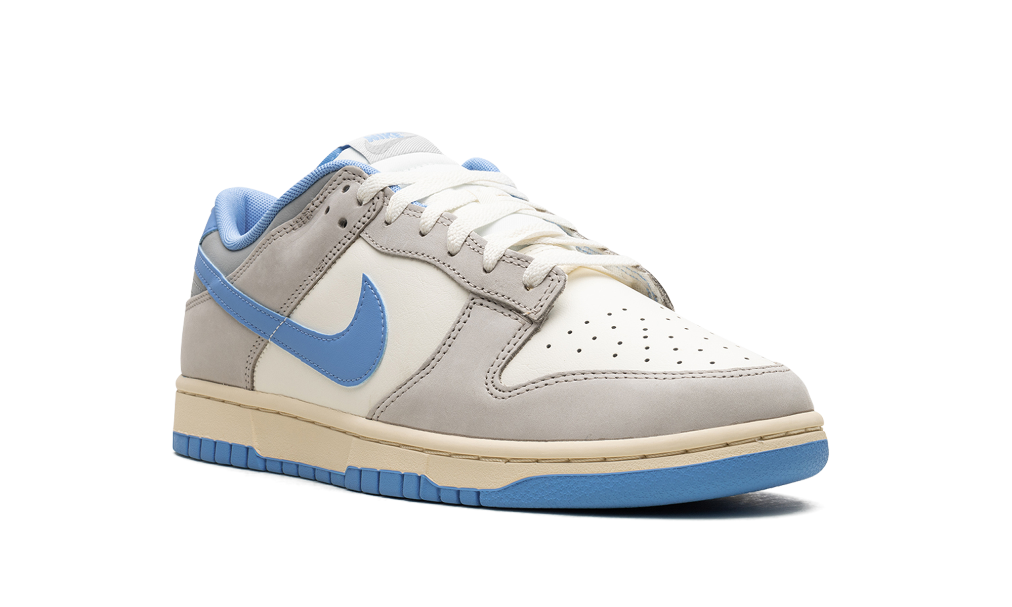 nike dunk low athletic department university blue+FN7488-133+diagnol right view