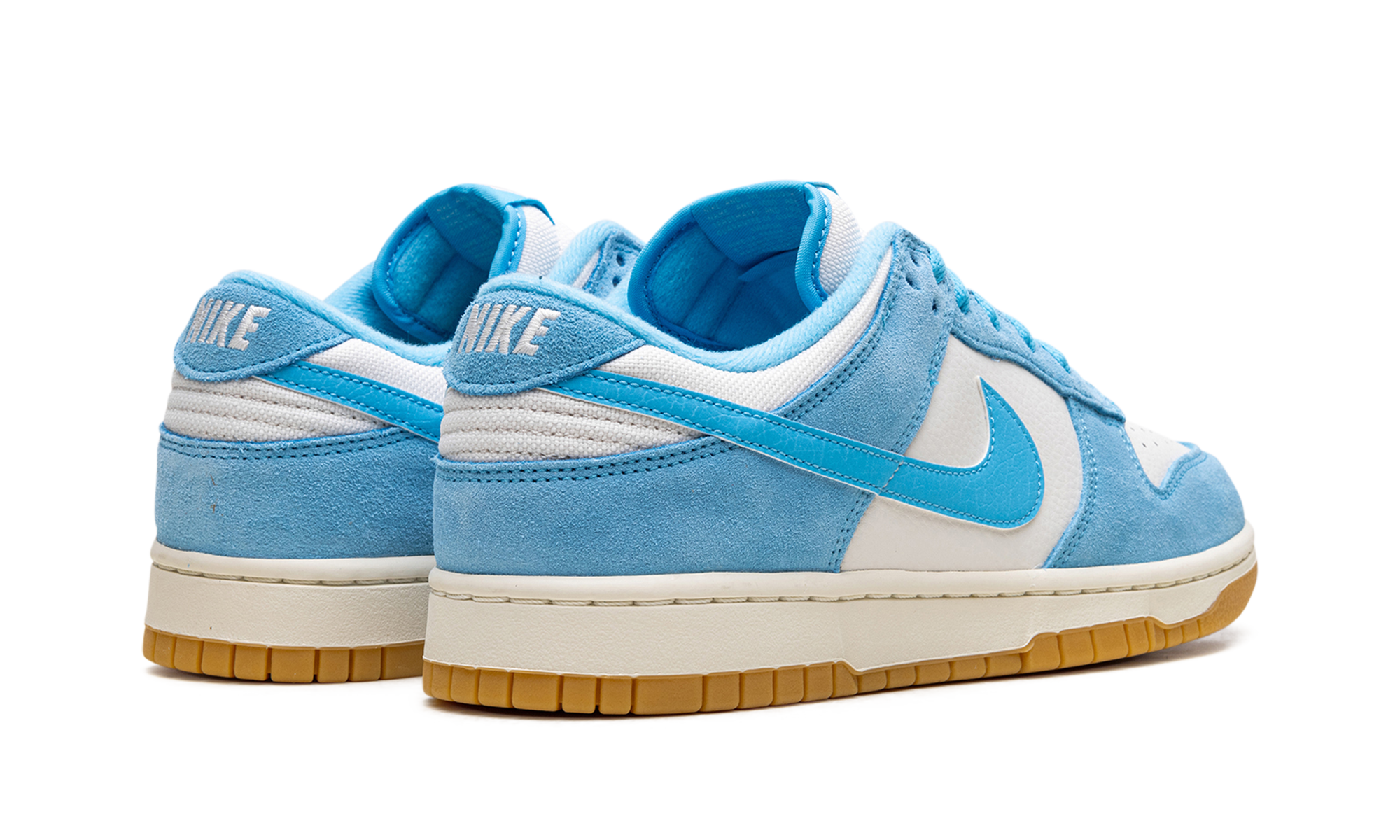 nike dunk low baltic blue+HQ1519-031+diagnol right behind view
