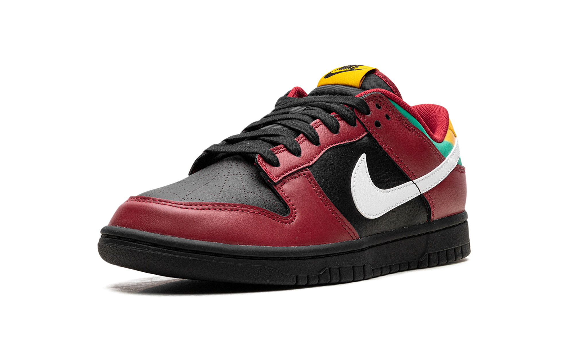 nike dunk low biker tattoos+FZ3057-001+left diagnol single view