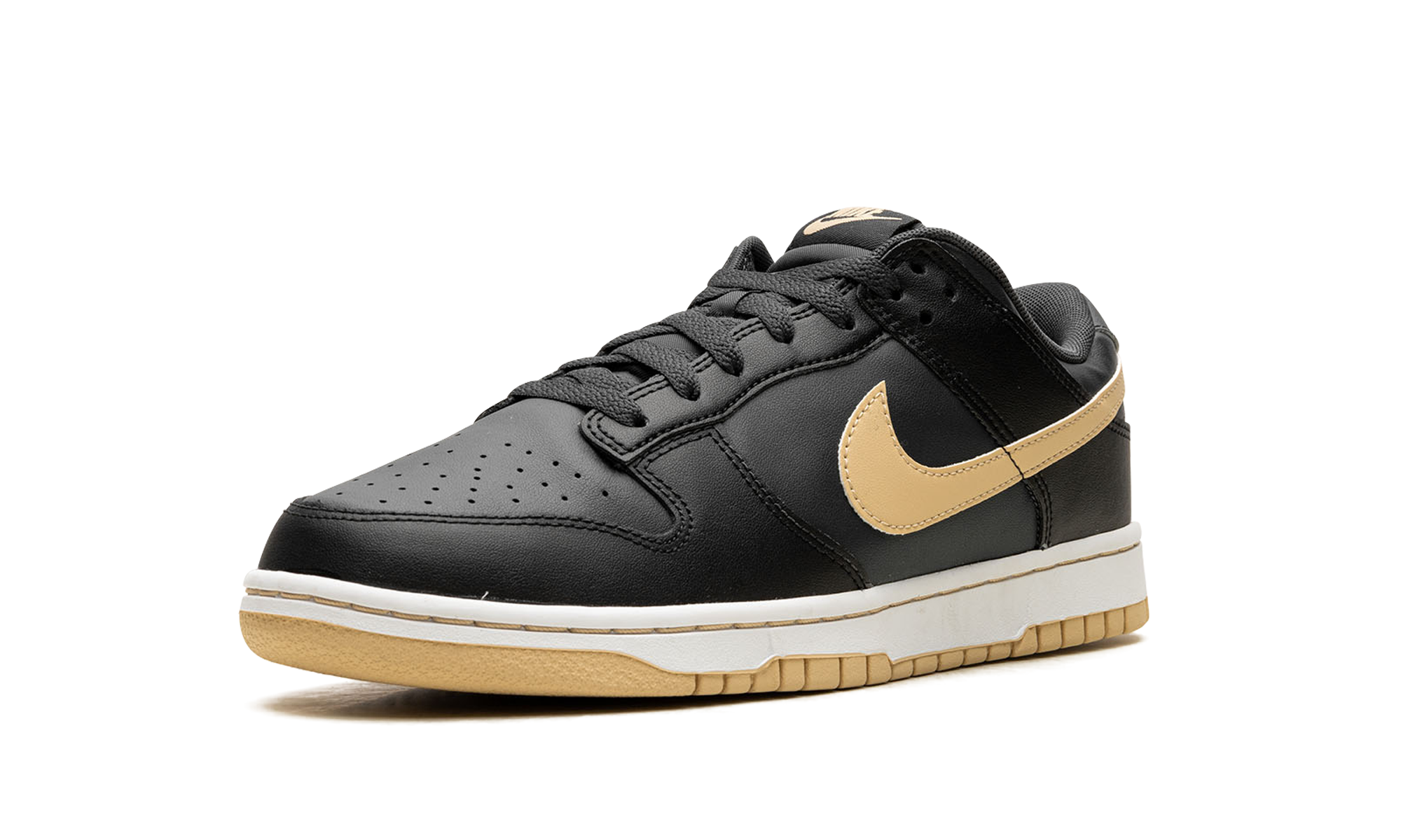 nike dunk low black anthracite sesame+DV0831-005+left diagnol single view