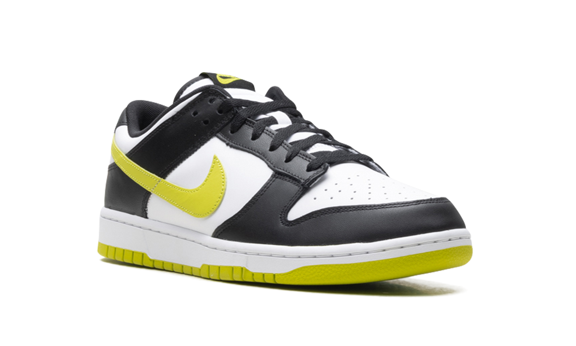 nike dunk low black bright cactus+DV0833-110+diagnol right view
