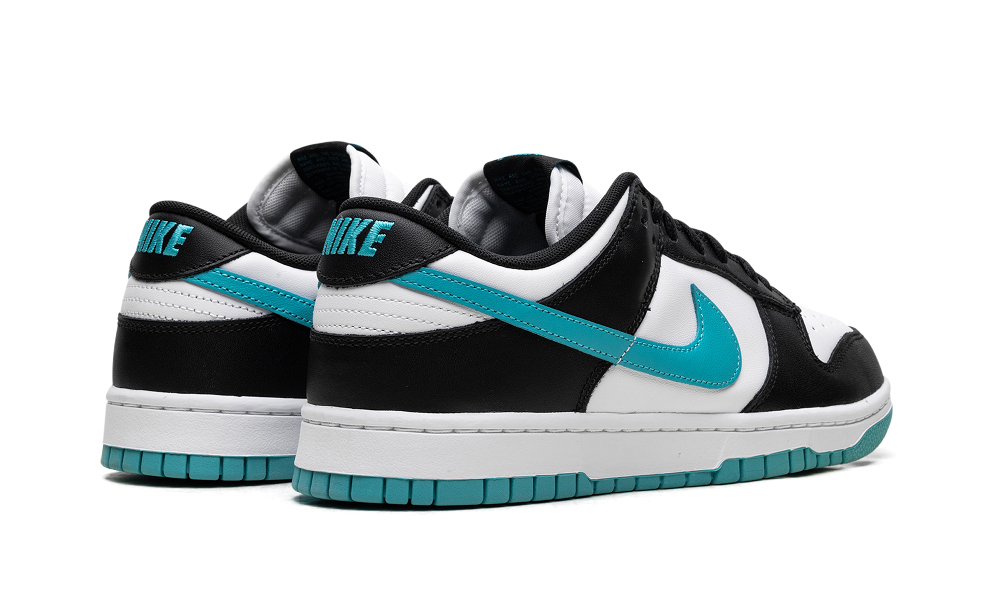 nike dunk low black dusty cactus+DV0833-109+diagnol right behind view
