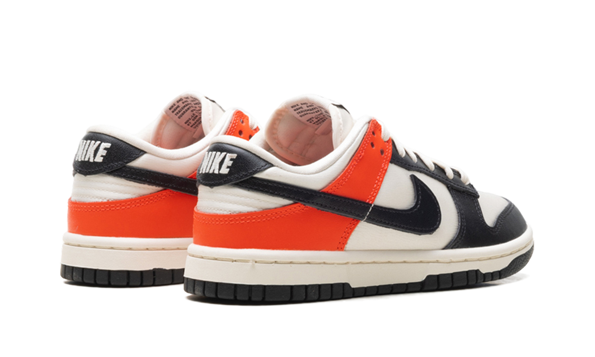 nike dunk low black toe bright crimson women s+HQ3423-635+diagnol right behind view