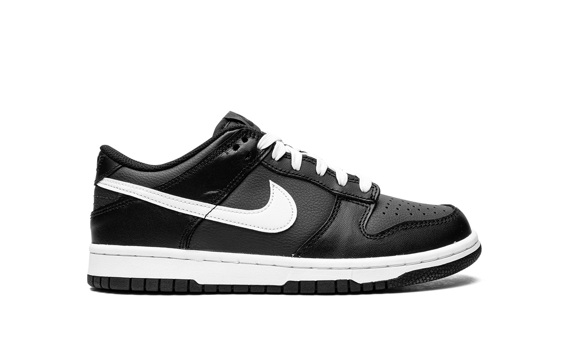 nike dunk low black white 2022 gs+DH9765-002+right view