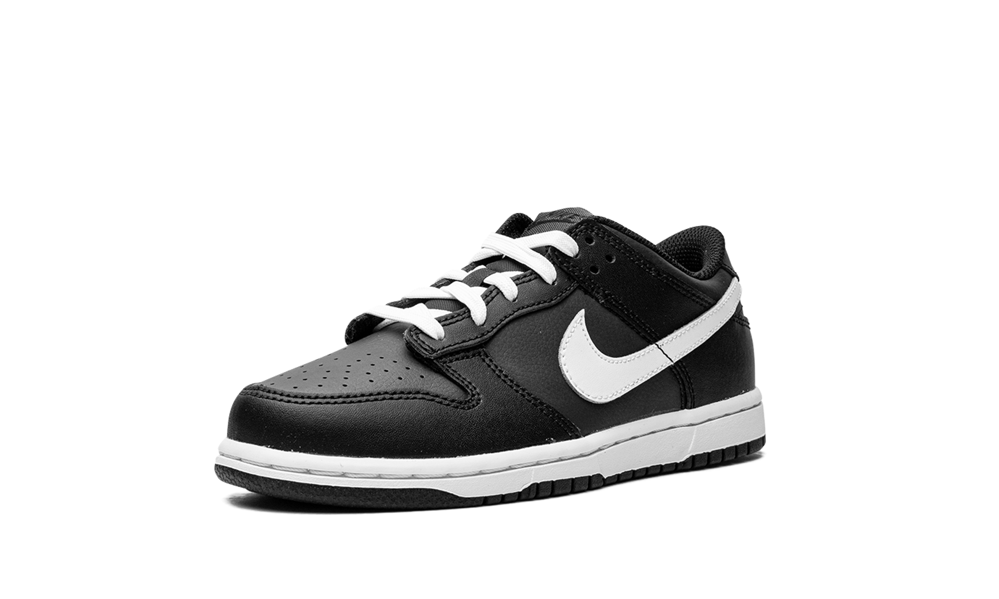 nike dunk low black white 2022 ps+DH9756-002+left diagnol single view