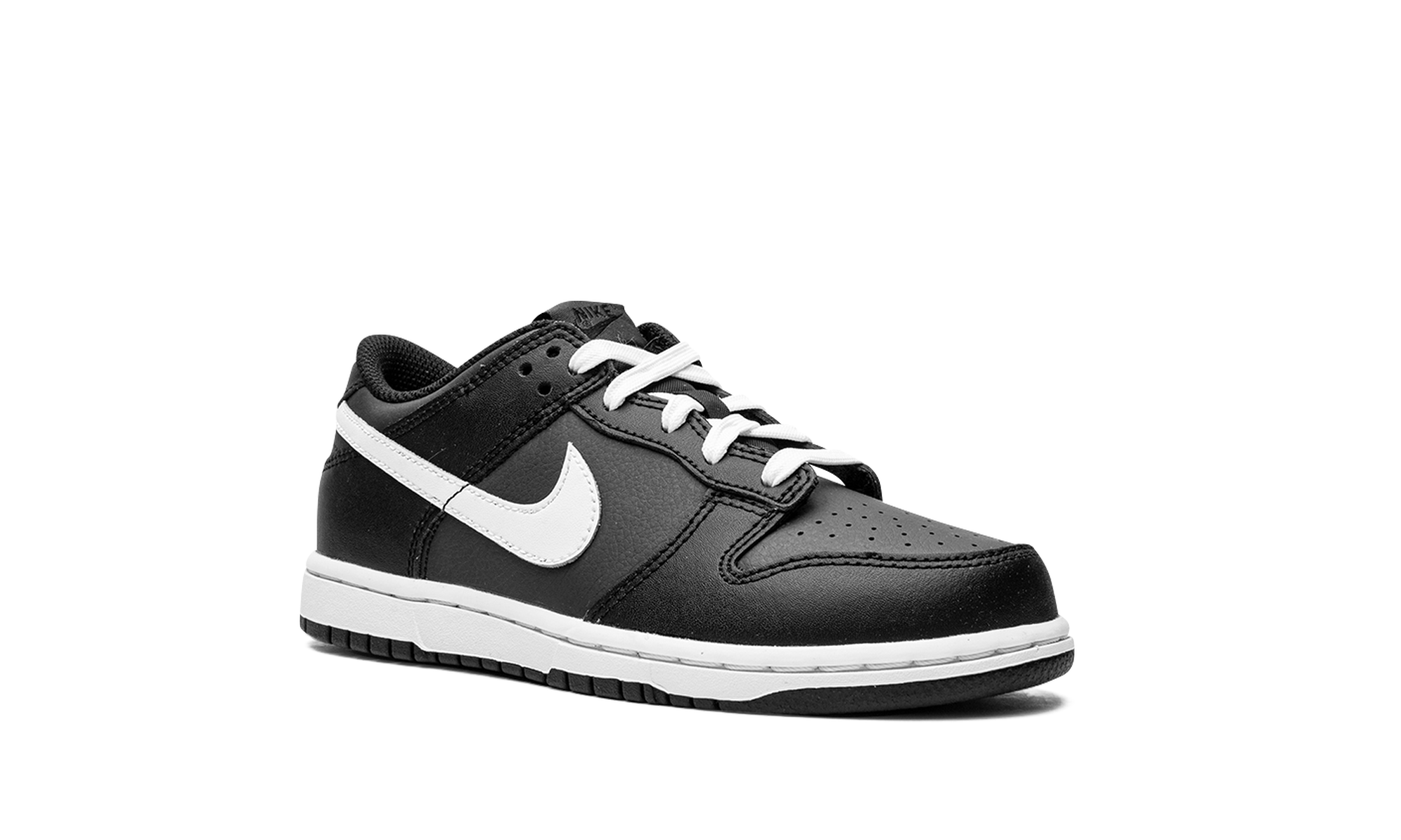nike dunk low black white 2022 ps+DH9756-002+diagnol right view