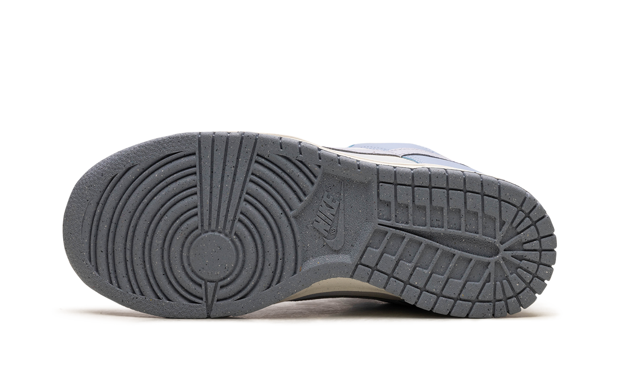 nike dunk low blue airbrush canvas women s+FN0323-400+bottom view