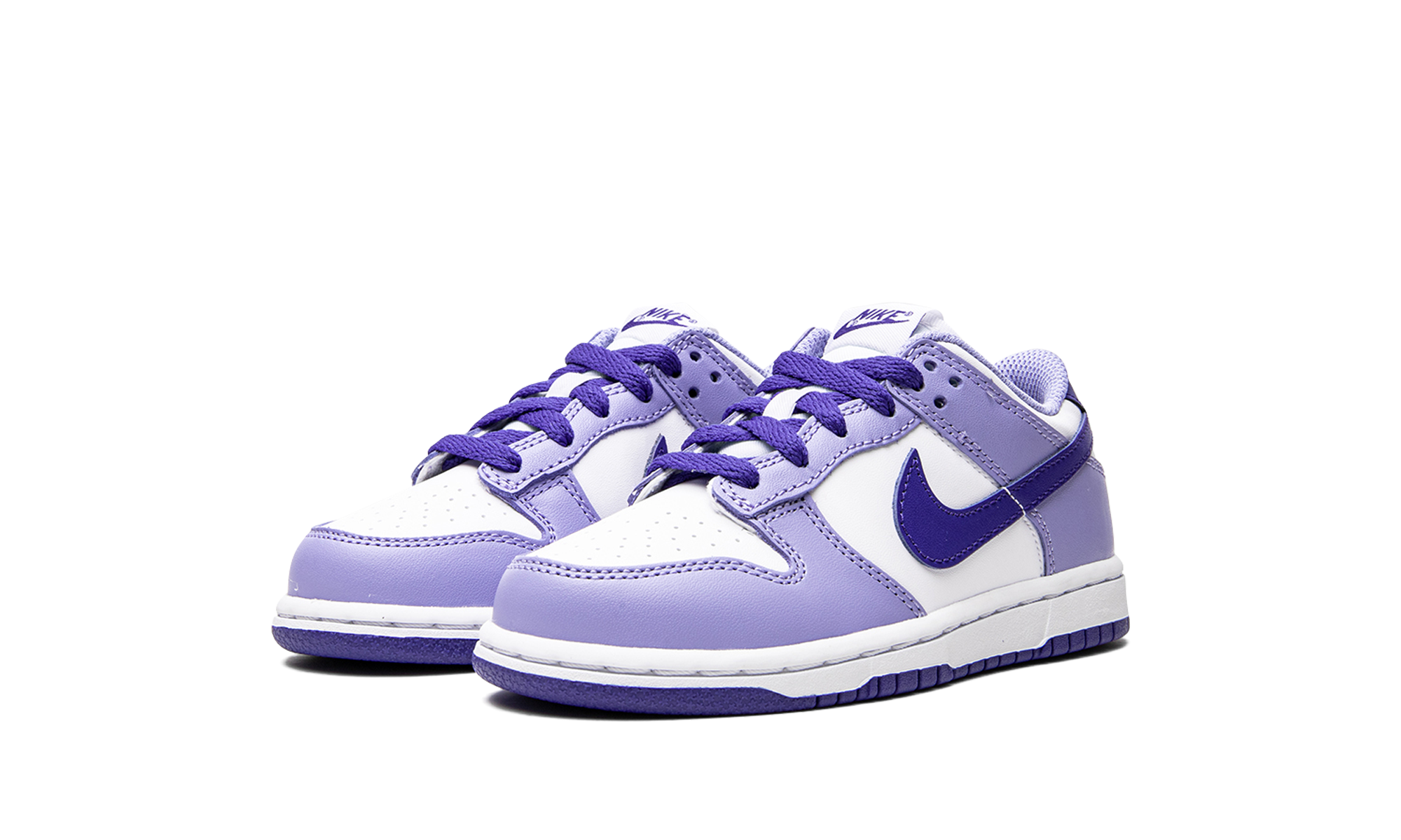 nike dunk low blueberry ps+DZ4457-100+diagnol left view