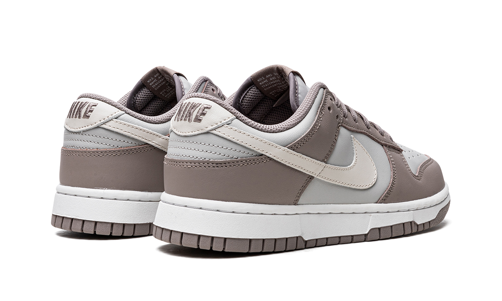 nike dunk low bone beige women s+FD0792-001+diagnol right behind view