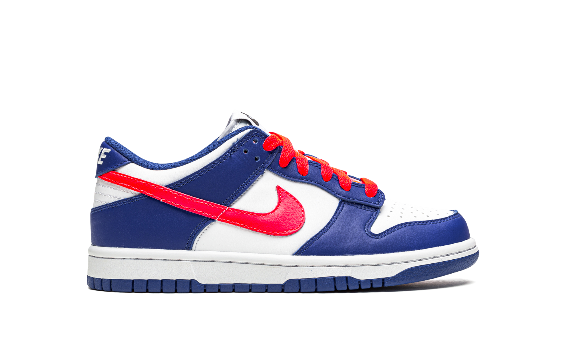 nike dunk low bright crimson game royal gs+CW1590-104+right view