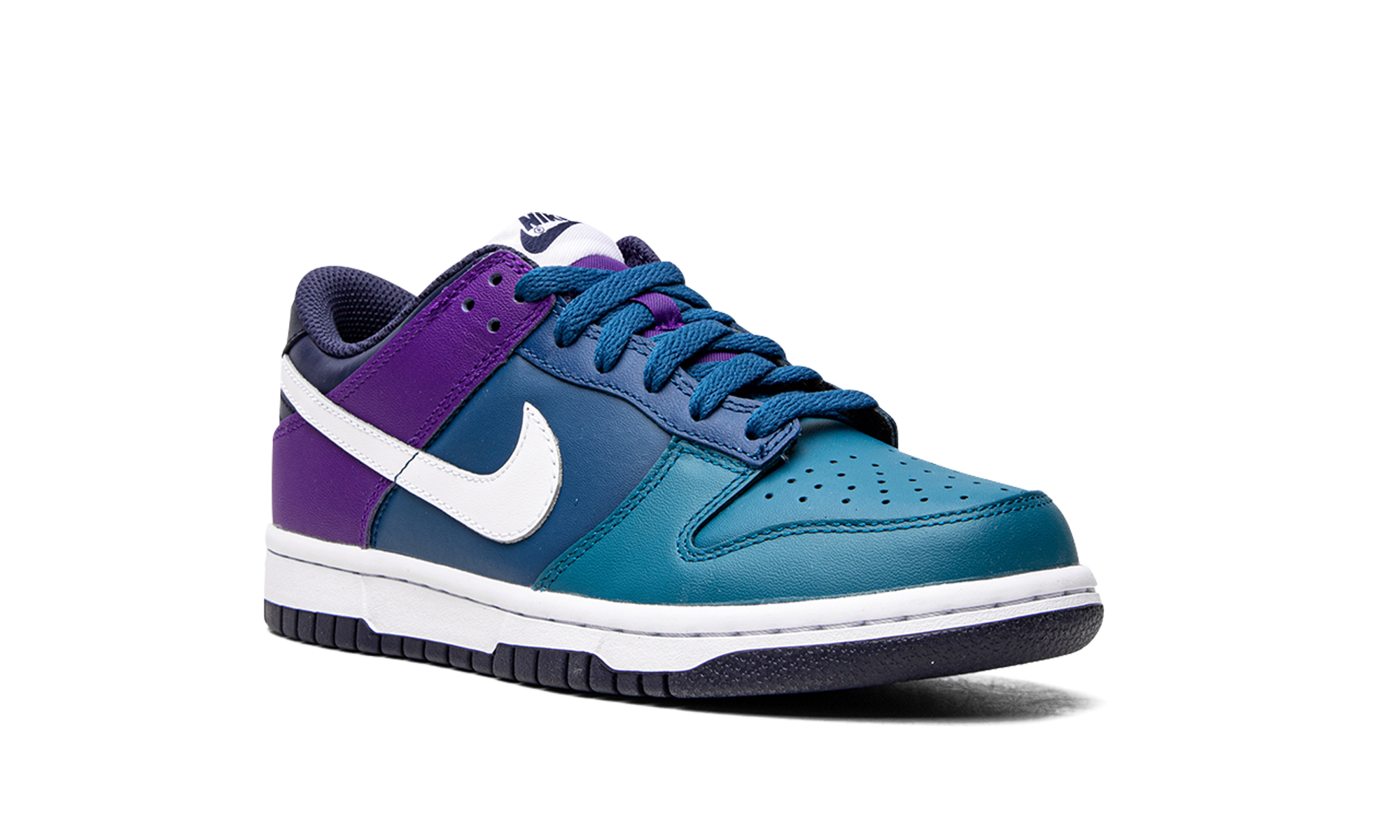 nike dunk low bright spruce marina gs+DH9765-300+diagnol right view