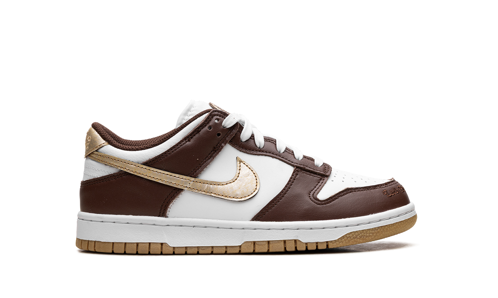 nike dunk low cacao wow gold gs+HM3725-171+right view