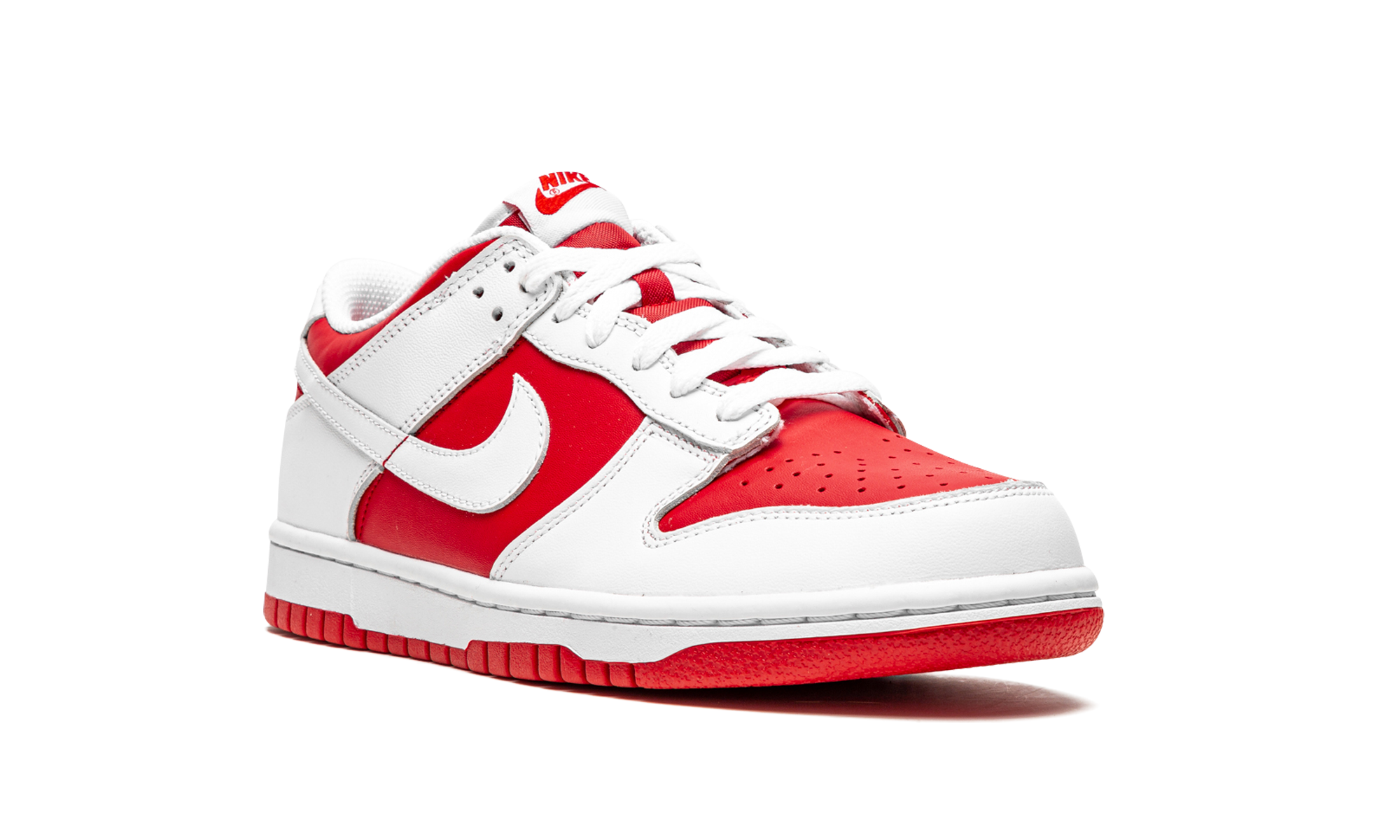 nike dunk low championship red gs+CW1590-600+diagnol right view