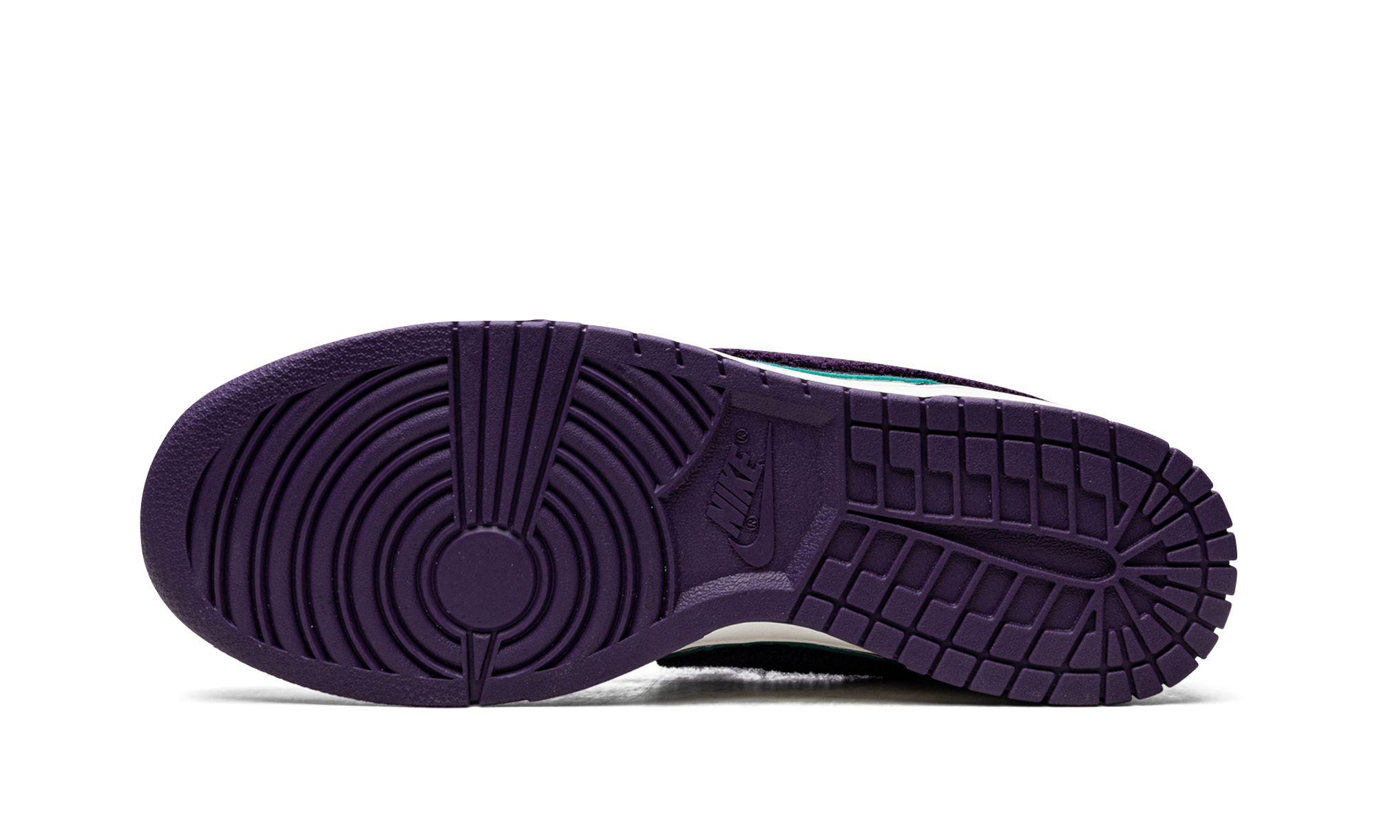 nike dunk low chenille swoosh sail grand purple+DQ7683-100+bottom view