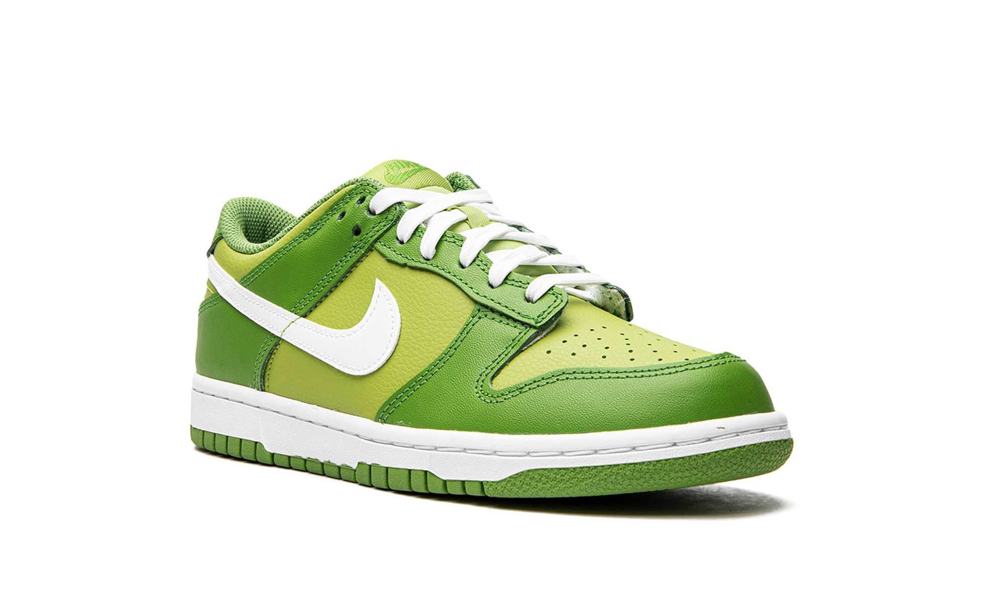 nike dunk low chlorophyll gs+DH9765-301+diagnol right view