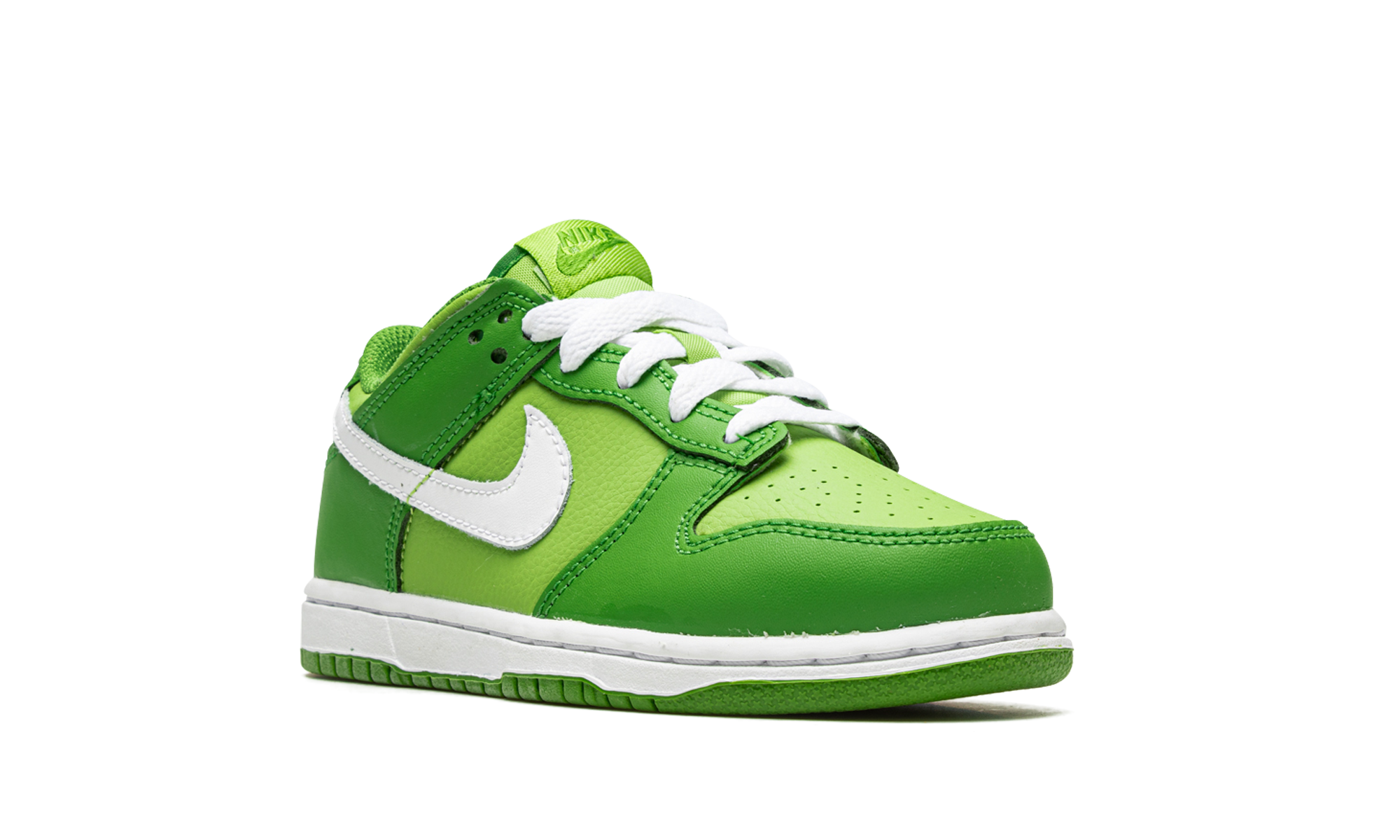 nike dunk low chlorophyll ps+DH9756-301+diagnol right view