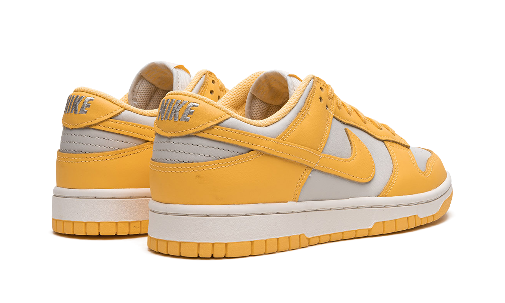 nike dunk low citron pulse women s+DD1503-002+diagnol right behind view