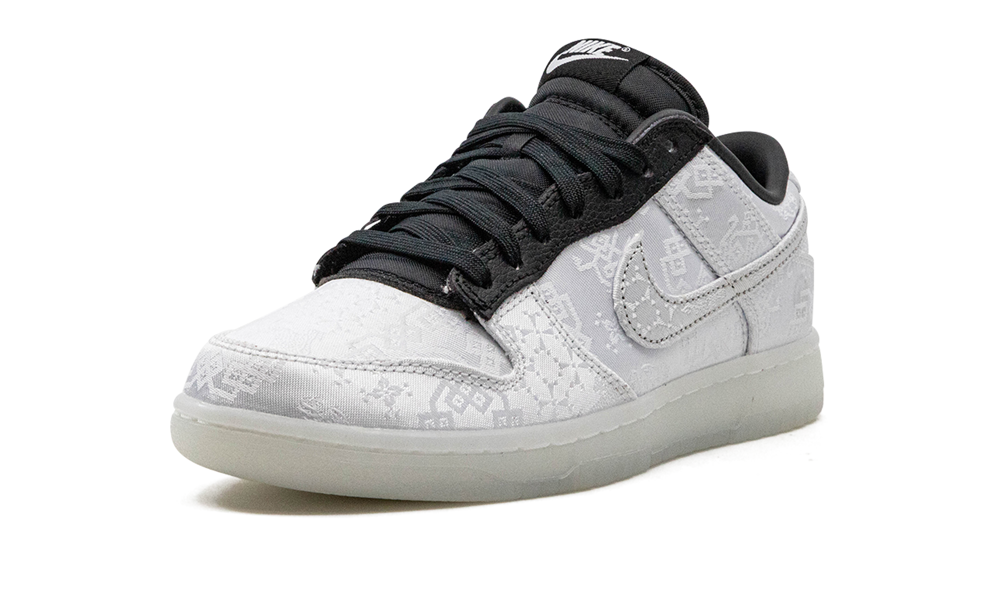 nike dunk low clot fragment white+FN0315-110+left diagnol single view