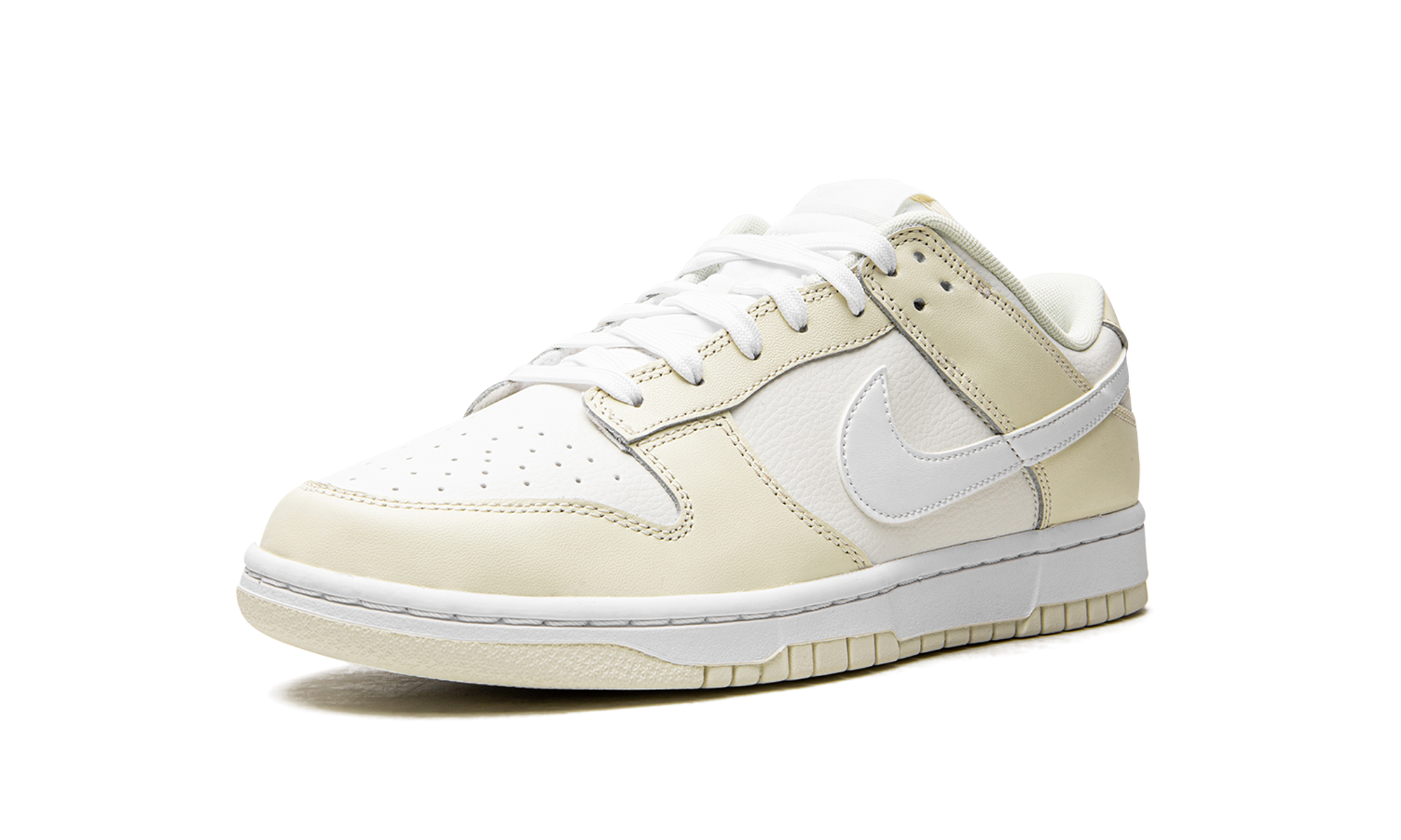 nike dunk low coconut milk+DJ6188-100+left diagnol single view