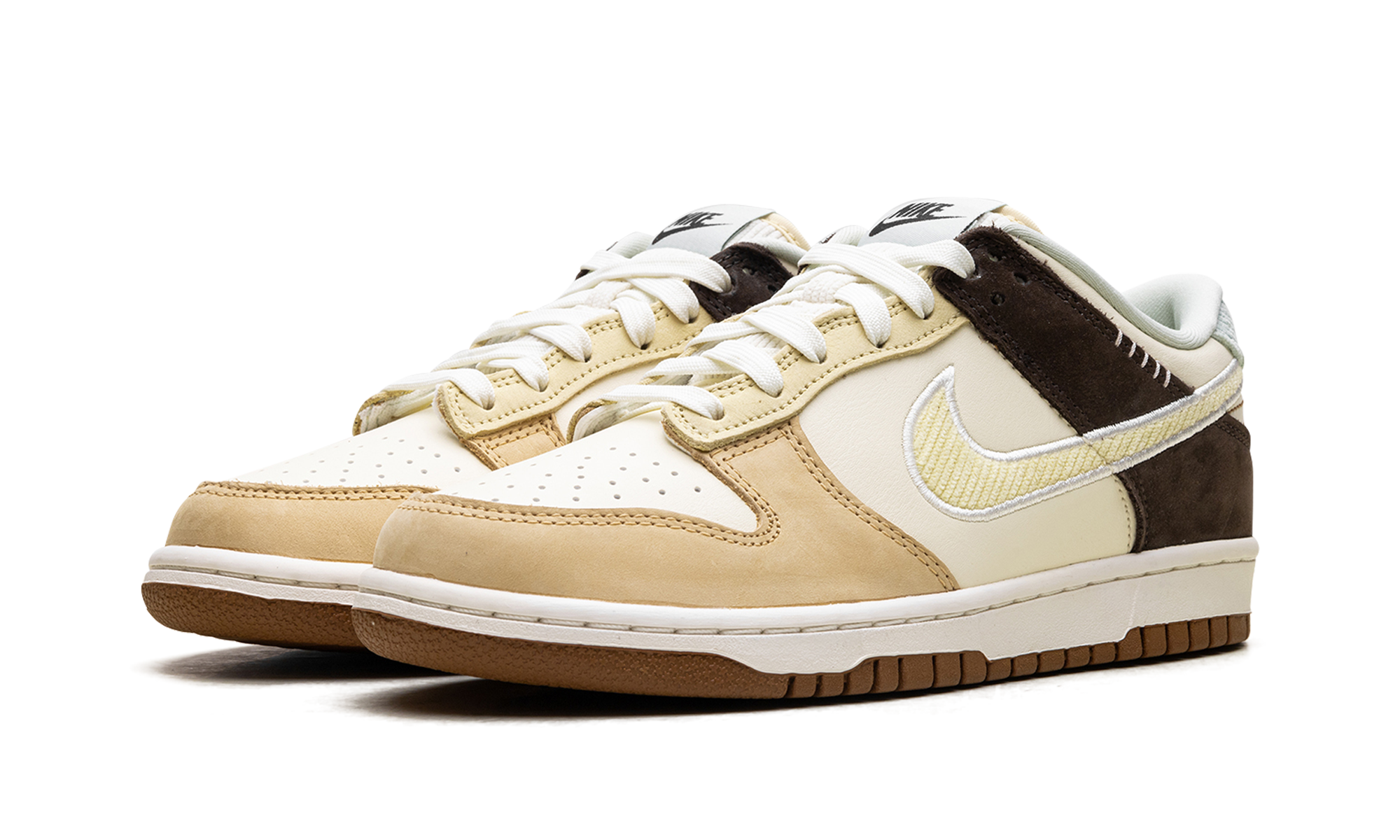 nike dunk low coconut milk sail gs+HQ3474-171+diagnol left view