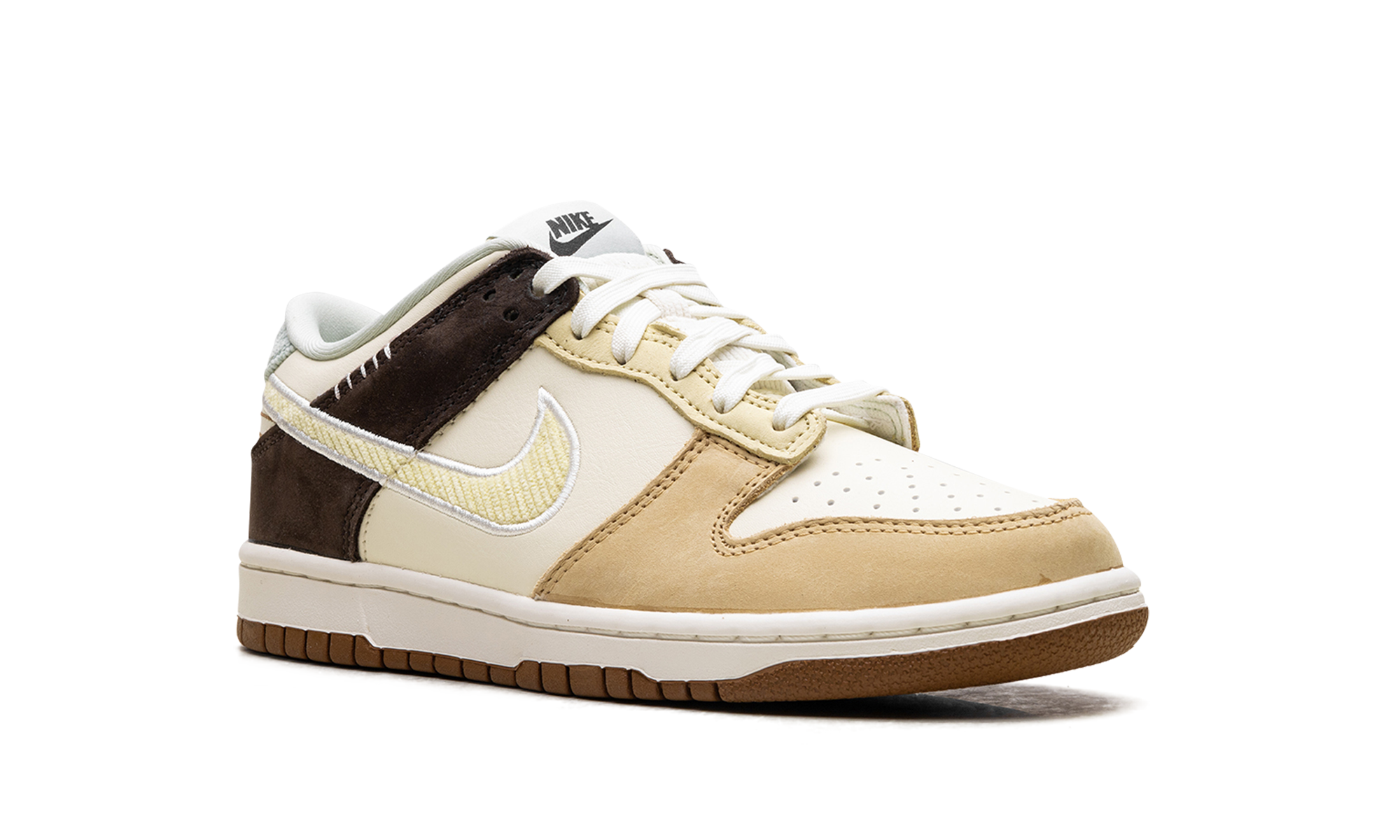 nike dunk low coconut milk sail gs+HQ3474-171+diagnol right view