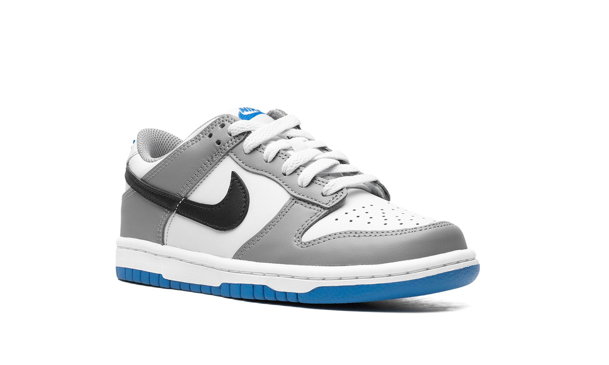 nike dunk low cool grey light photo blue gs+FB9109-001+diagnol right view