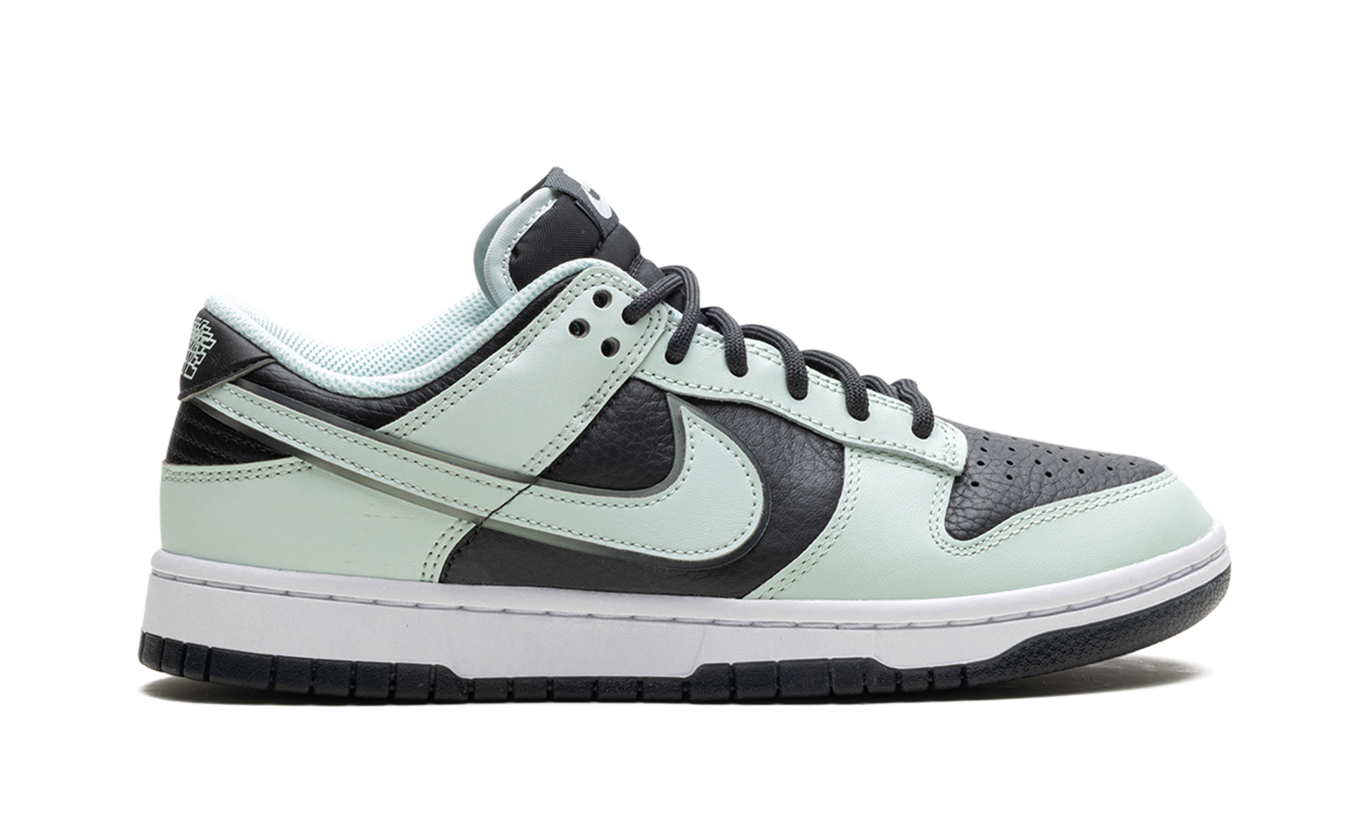 nike dunk low dark smoke grey barely green+FZ1670-001+right view
