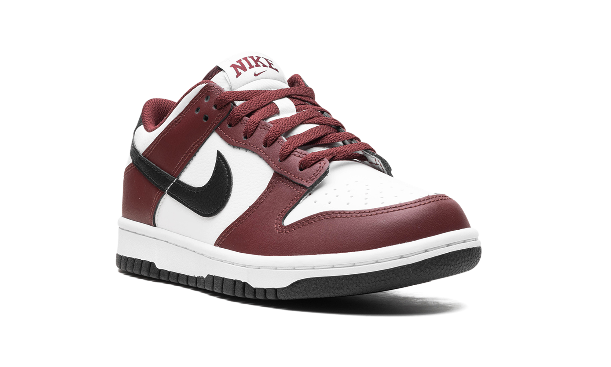 nike dunk low dark team red gs+FZ4352-600+diagnol right view