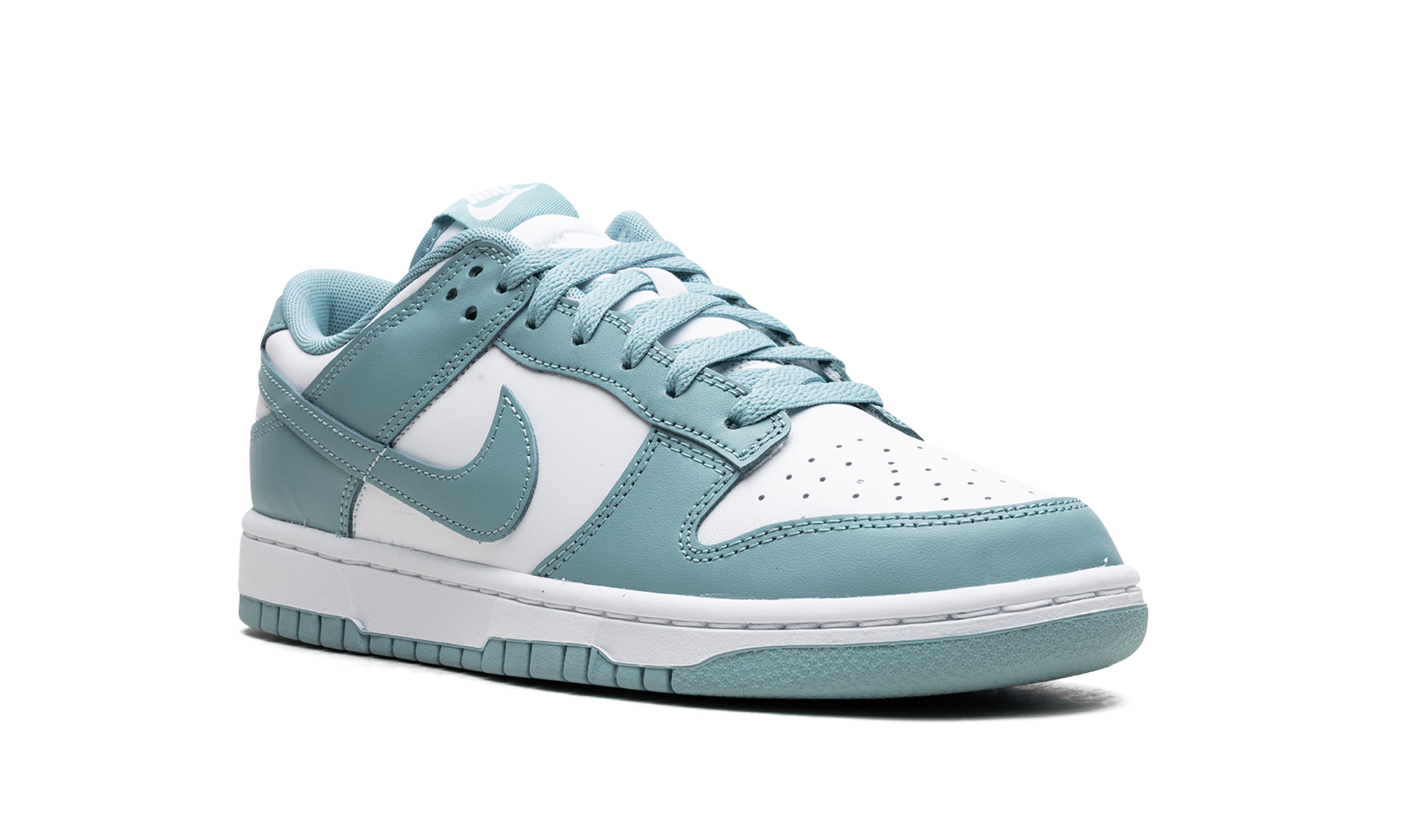 nike dunk low denim turquoise+DV0833-106+diagnol right view