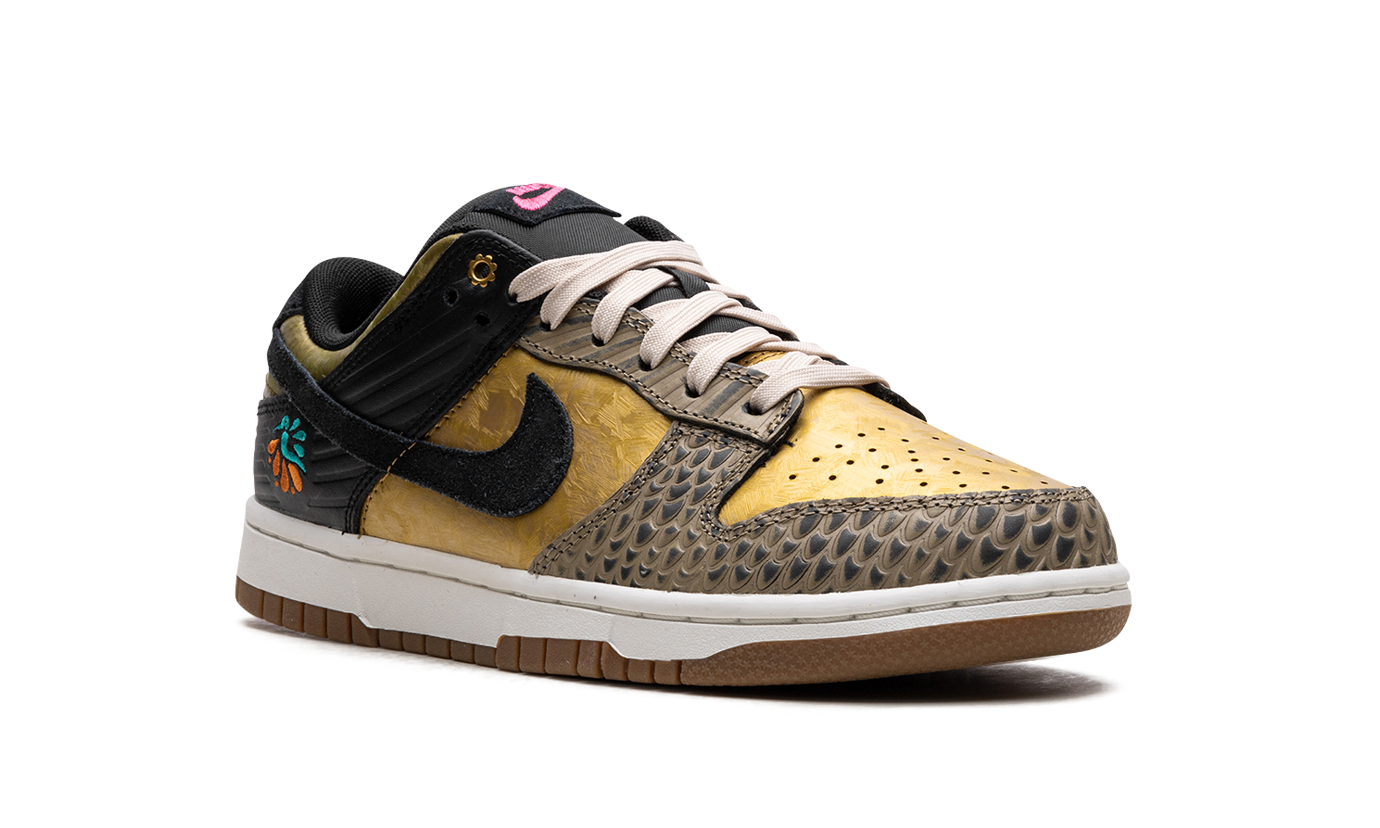 nike dunk low dia de muertos women s+FQ8148-010+diagnol right view