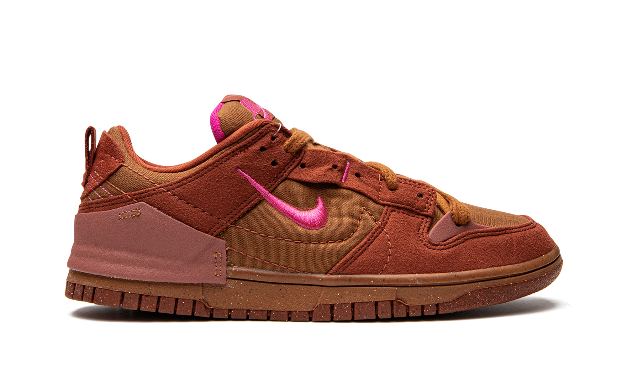 nike dunk low disrupt 2 desert bronze pink prime women s+DH4402-200+right view