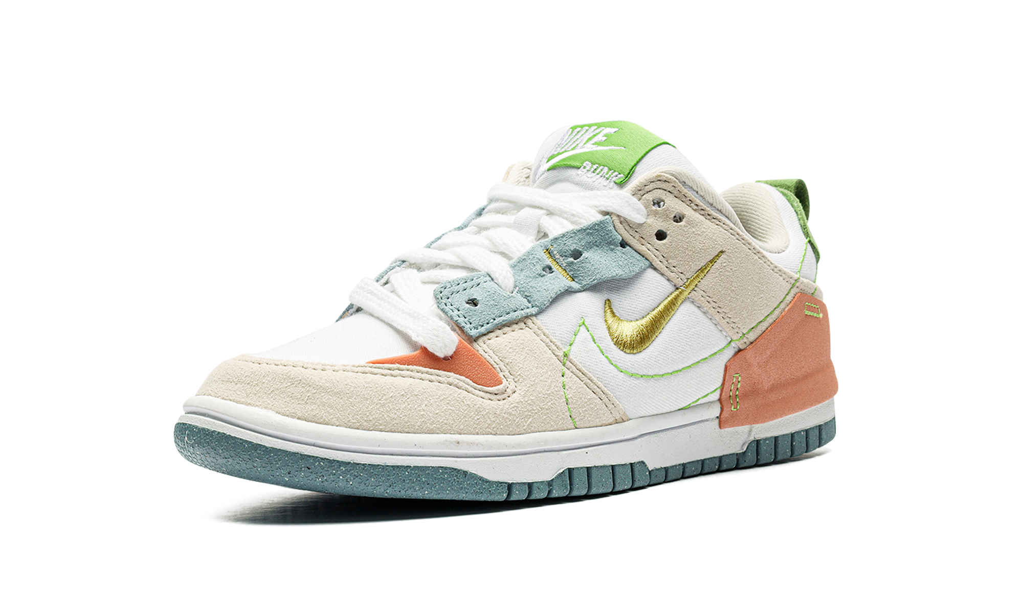 nike dunk low disrupt 2 easter pastel women s+DV3457-100+left diagnol single view