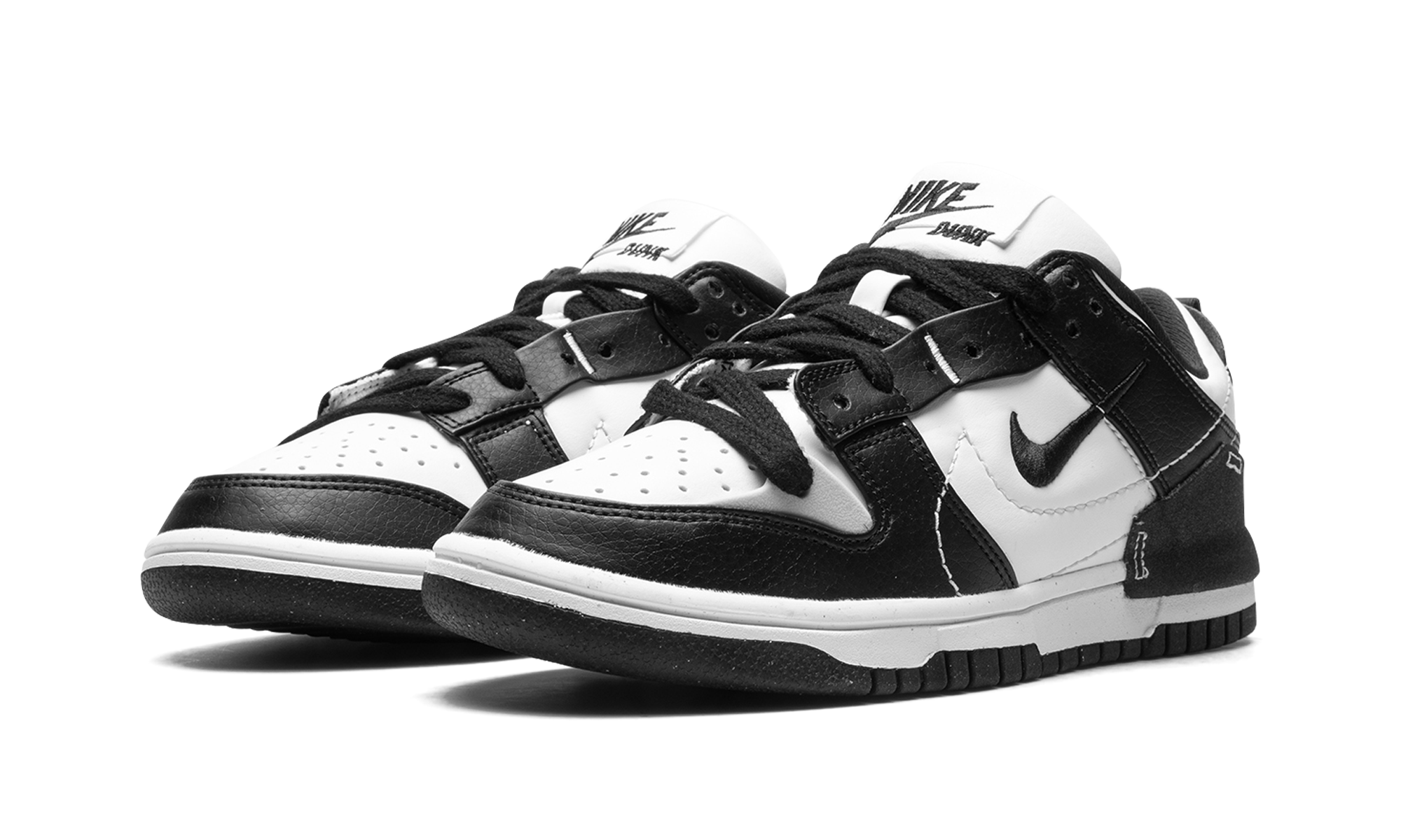 nike dunk low disrupt 2 panda women s+DV4024-002+diagnol left view