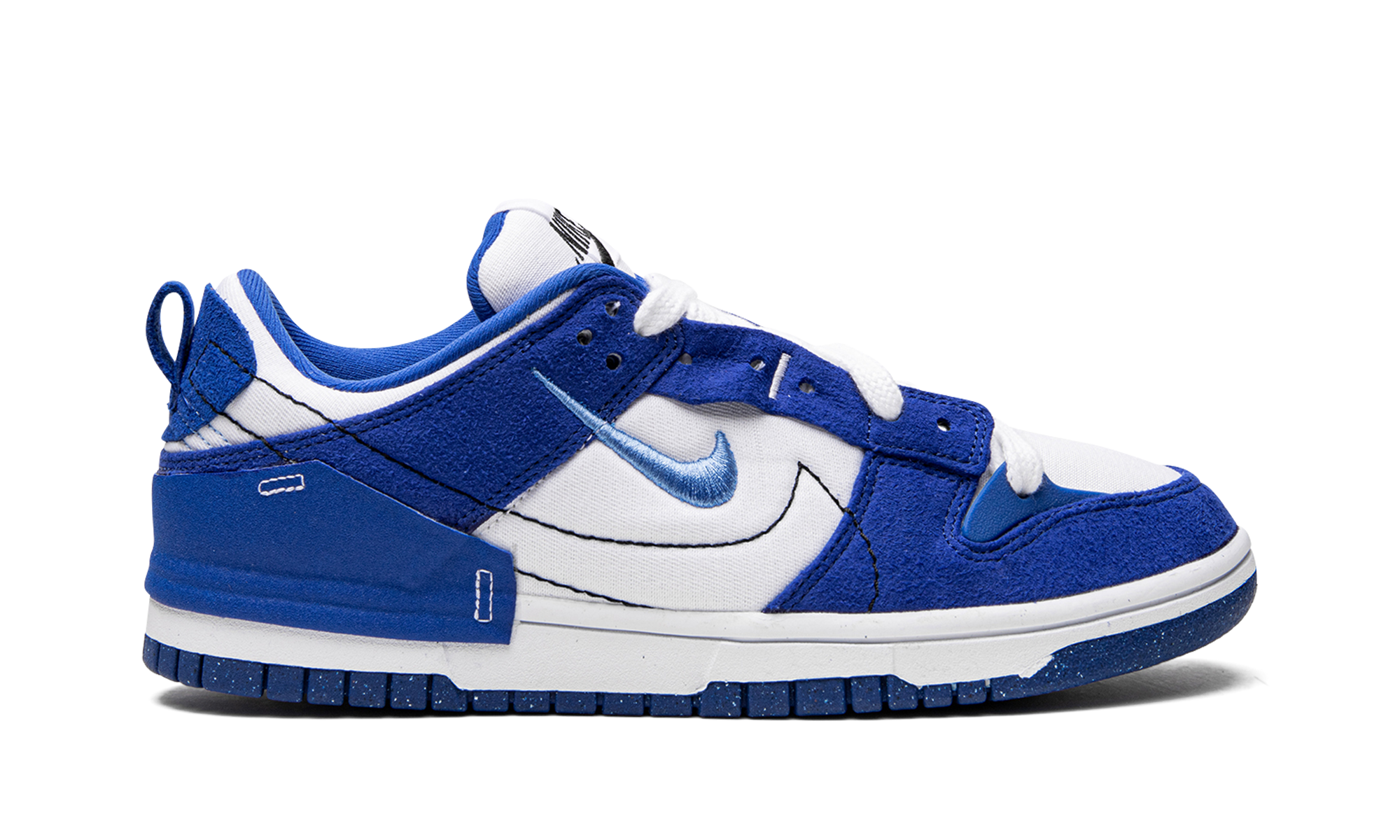 nike dunk low disrupt 2 white university blue women s+DH4402-102+right view