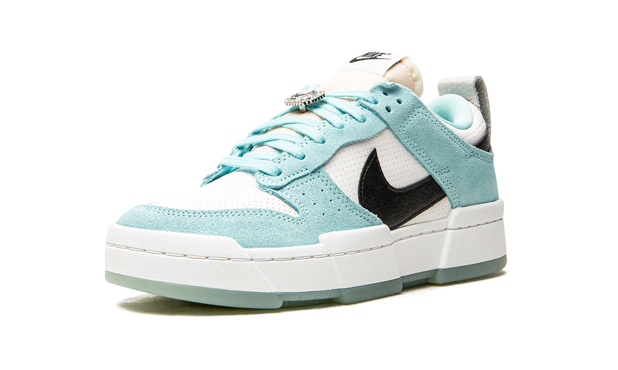 nike dunk low disrupt copa women s+DD6619-400+left diagnol single view