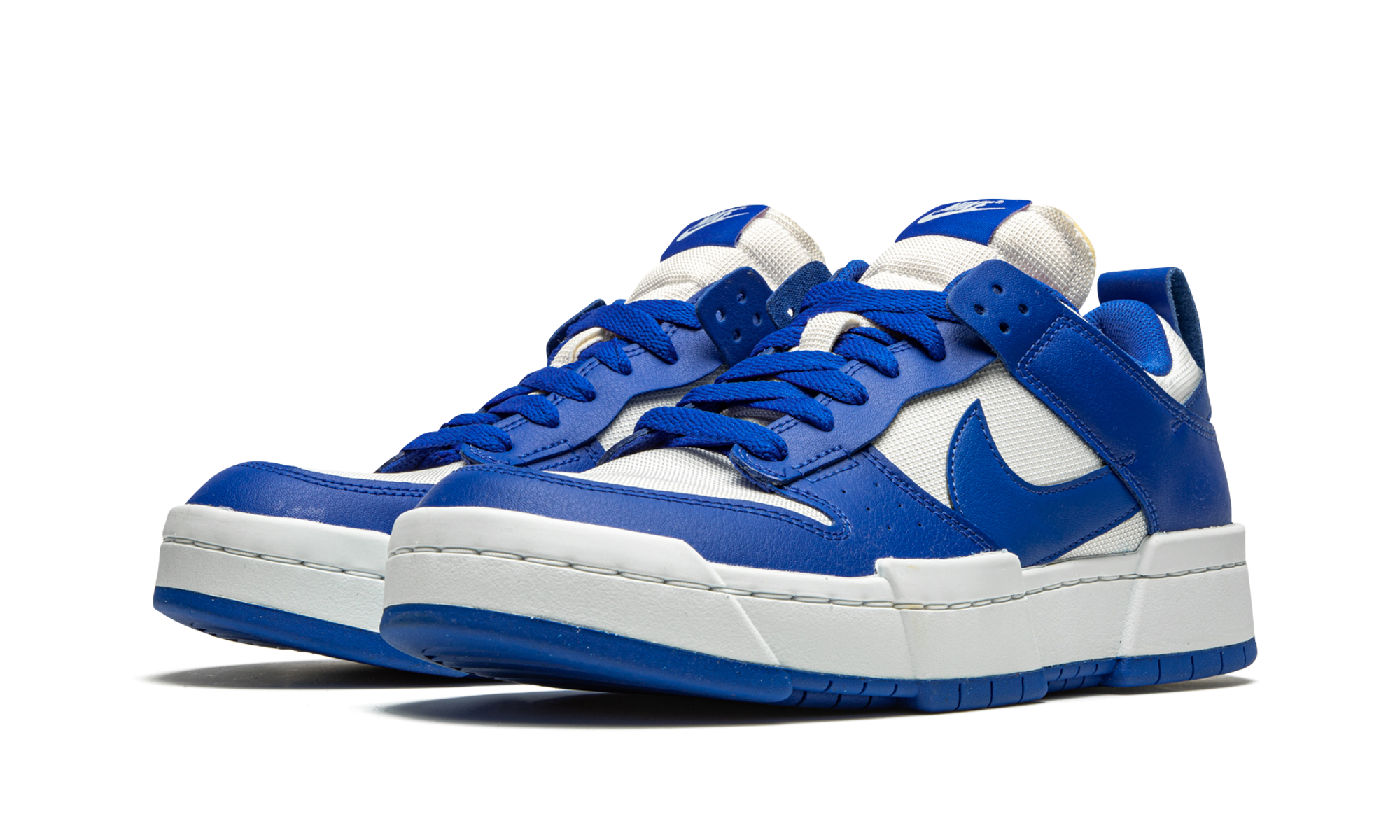 nike dunk low disrupt game royal women s+CK6654-100+diagnol left view