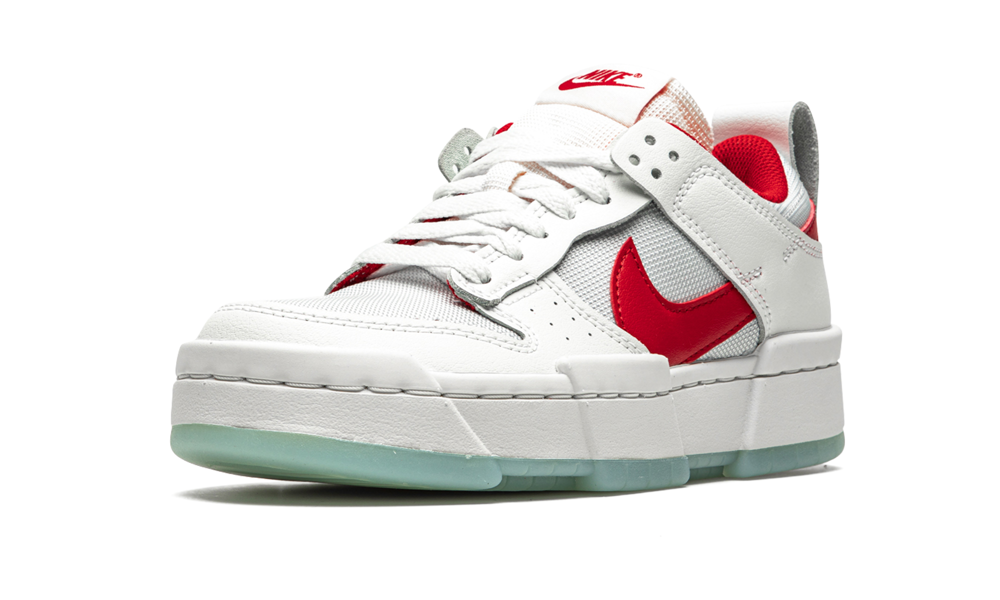 nike dunk low disrupt gym red women s+CK6654-101+left diagnol single view